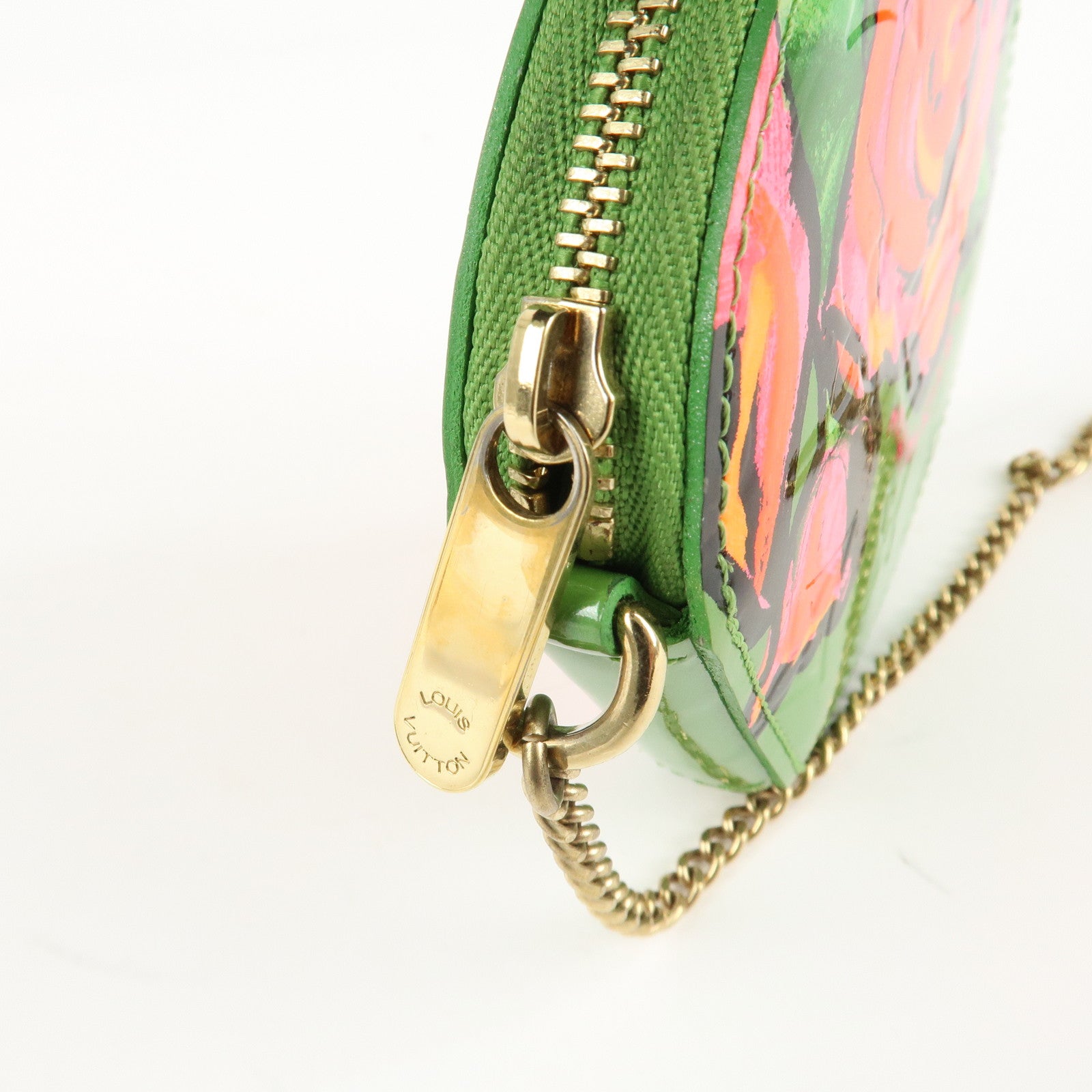 Louis Vuitton Monogram Vernis Porte Monnaie Chapeau Coin Case M93692 Used