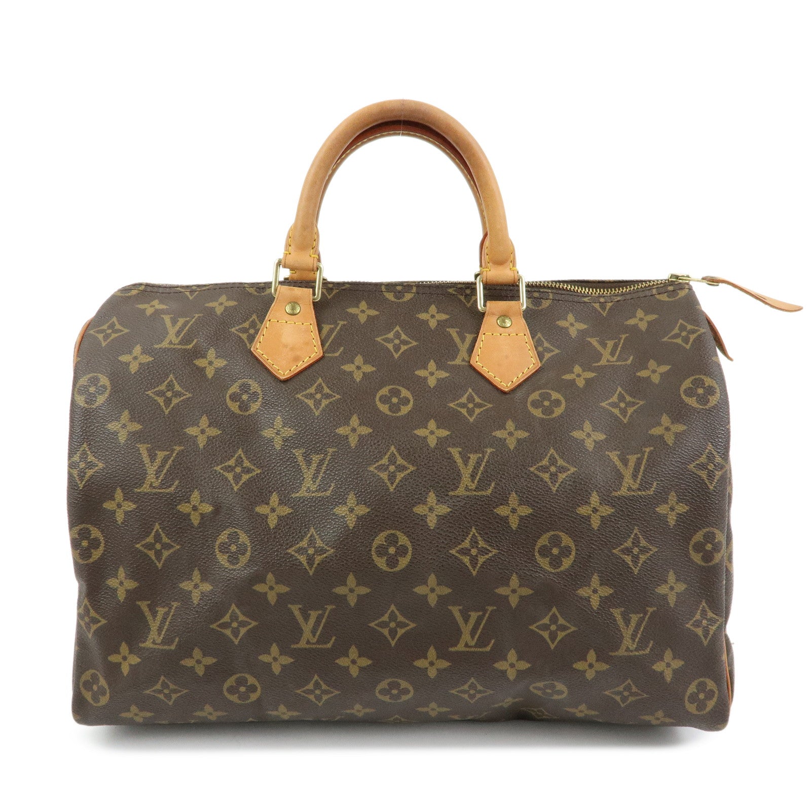 Louis Vuitton Monogram Speedy 35 Boston Bag Hand Bag M41524