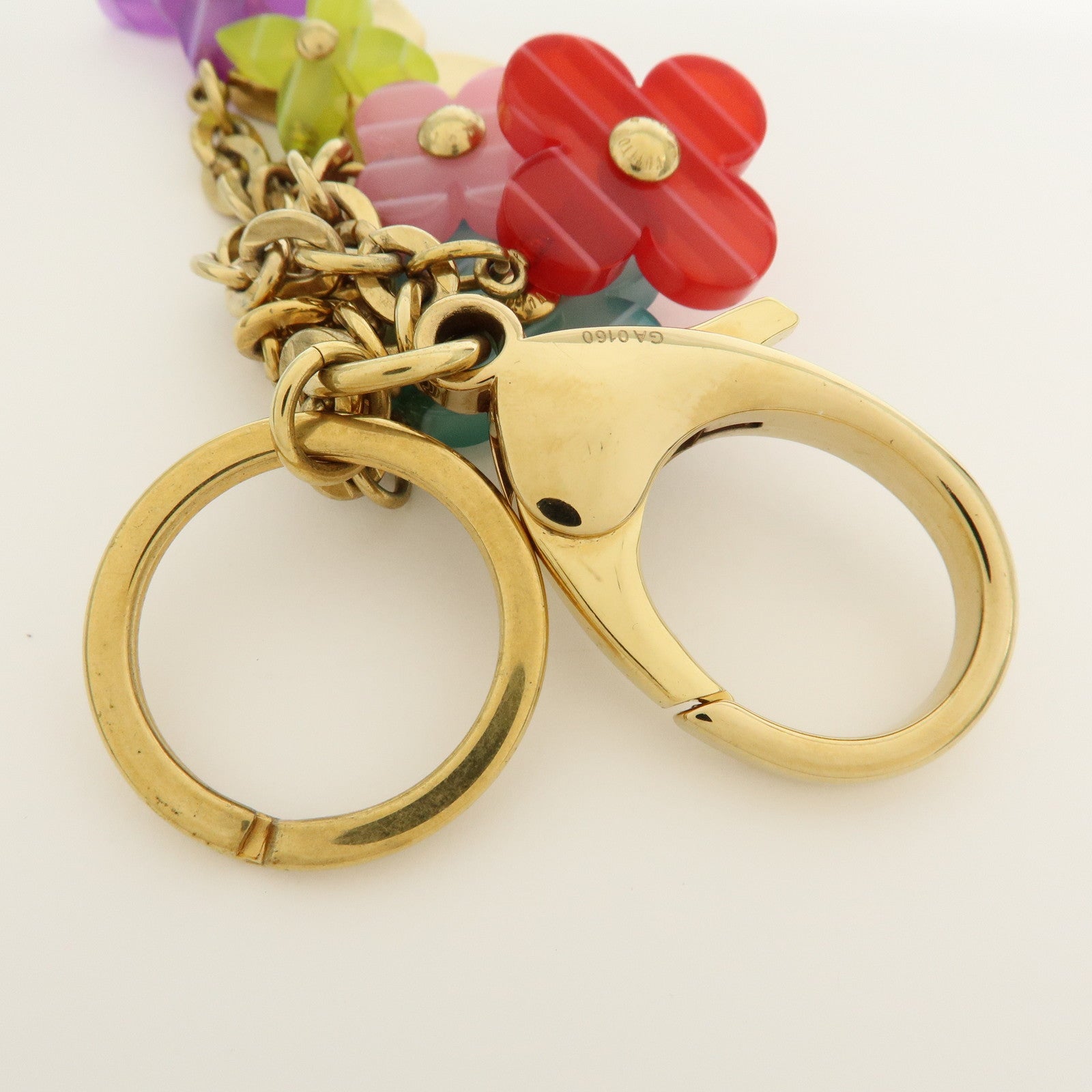 Louis Vuitton Porte Cles Pop Flower Key Chain Multicolor M66144