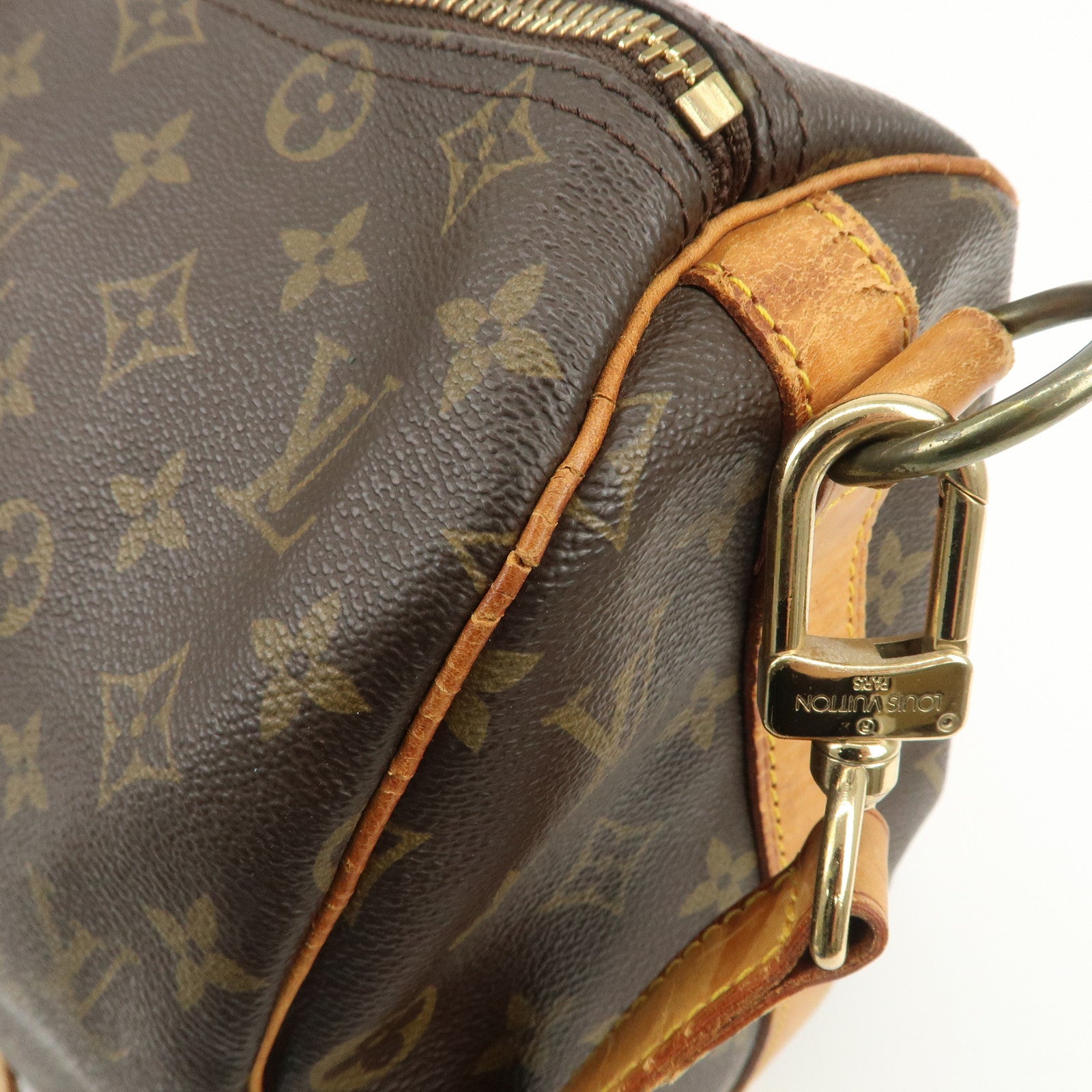 Louis Vuitton Monogram Keep All Bandouliere 45 Boston Bag M41418