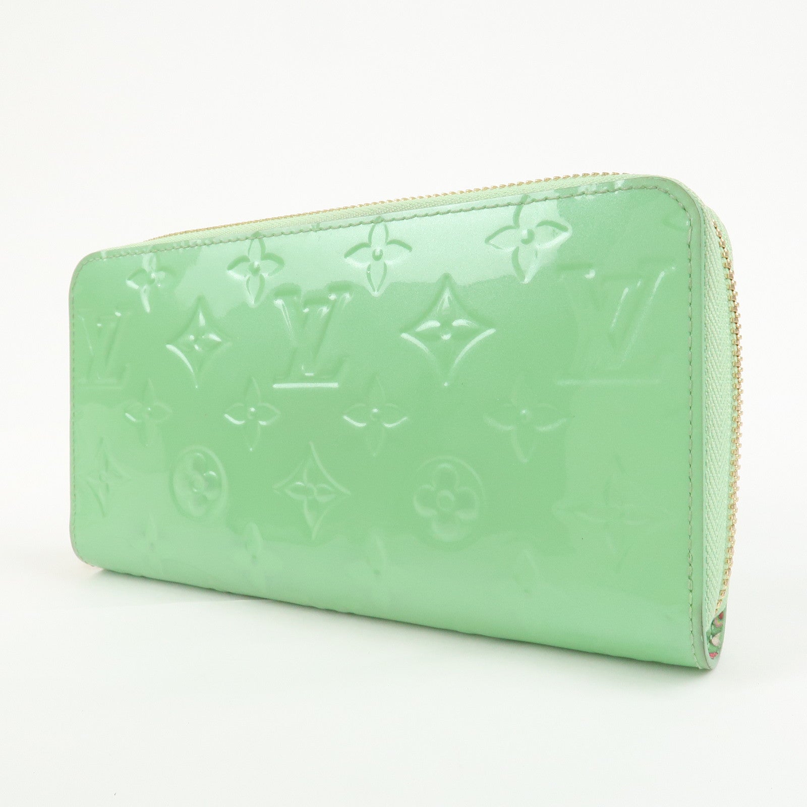Louis Vuitton Monogram Vernis Zippy Wallet Gummy Apple M82065