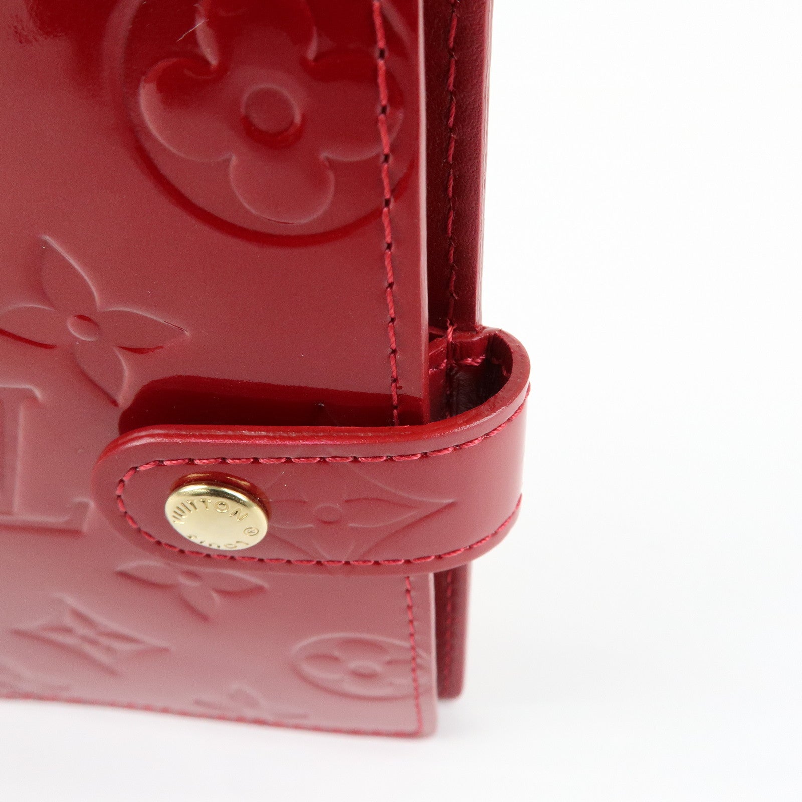 Louis Vuitton Monogram Vernis Agenda PM Pomme d'Amour Red R21016