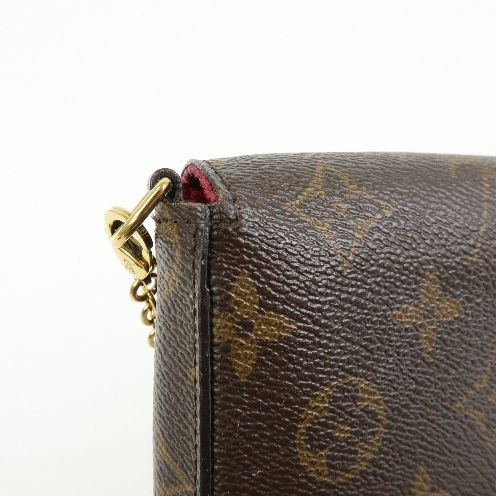 Louis Vuitton Monogram Pochette Felicie Shoulder Bag Brown M61276