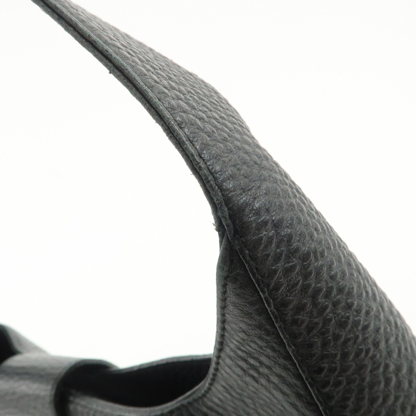 Ferragamo Gancini Shoulder Bag Hand Bag Black