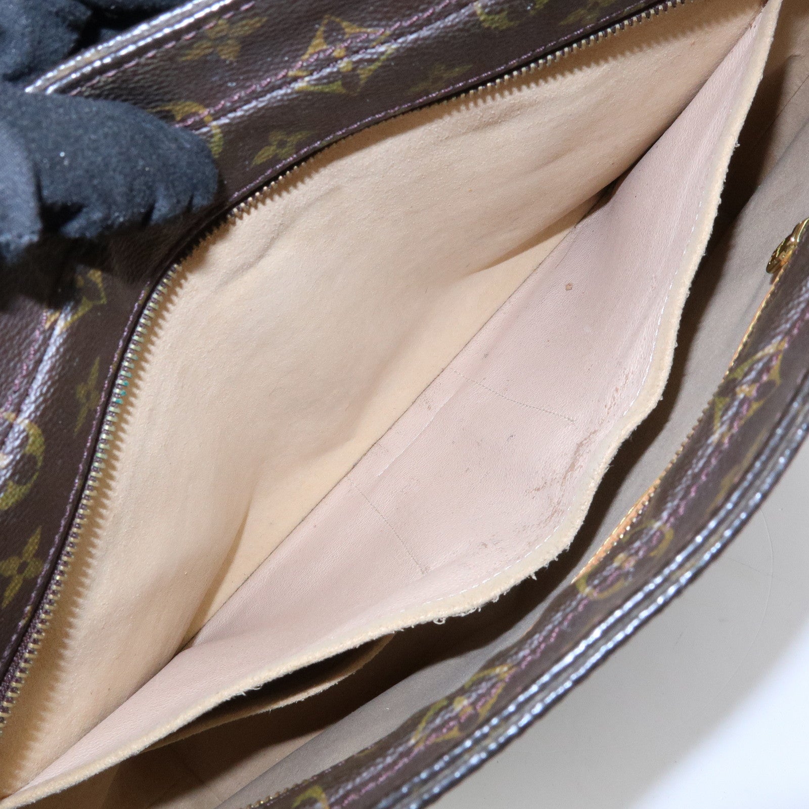 Louis Vuitton Monogram Luco Tote Bag Shoulder Bag Brown M51155