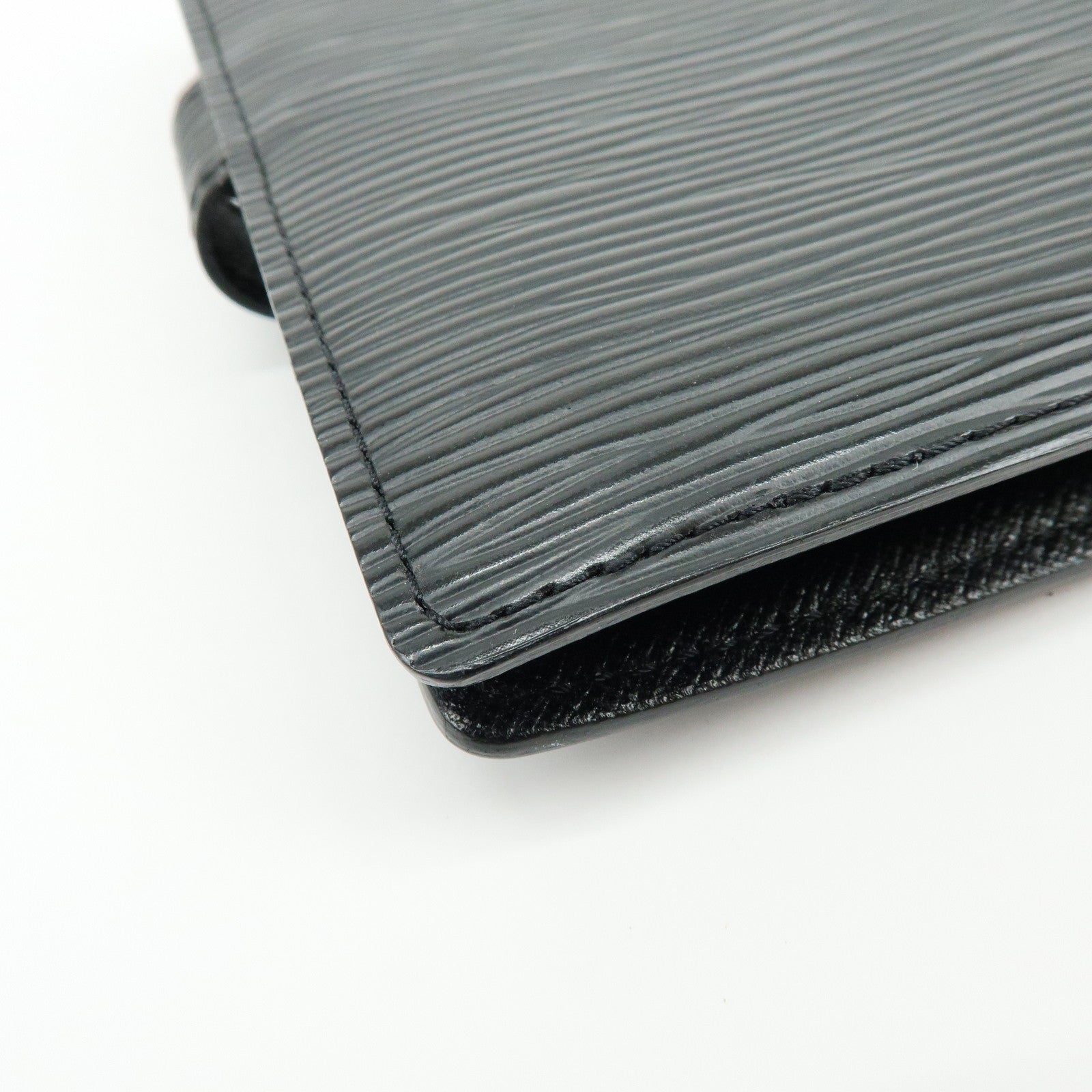 Louis Vuitton Epi Agenda PM Planner Cover Noir R20052
