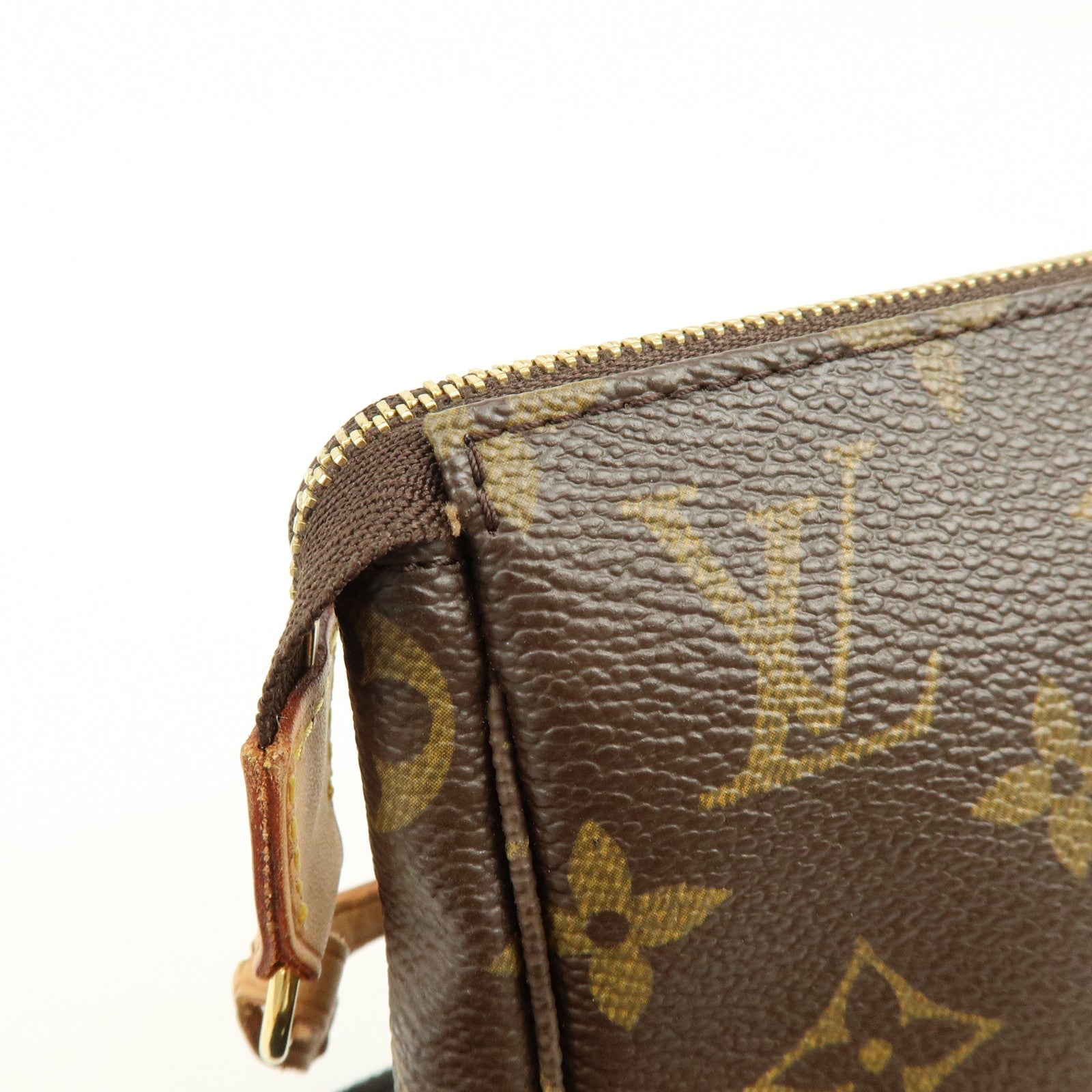 Louis Vuitton Monogram Pochette Accessoires Pouch Hand Bag M51980