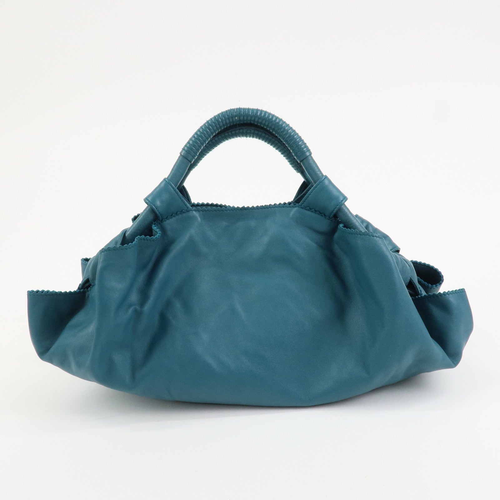 LOEWE Nappa Aire Nappa Leather Hand Bag Tote Bag Blue