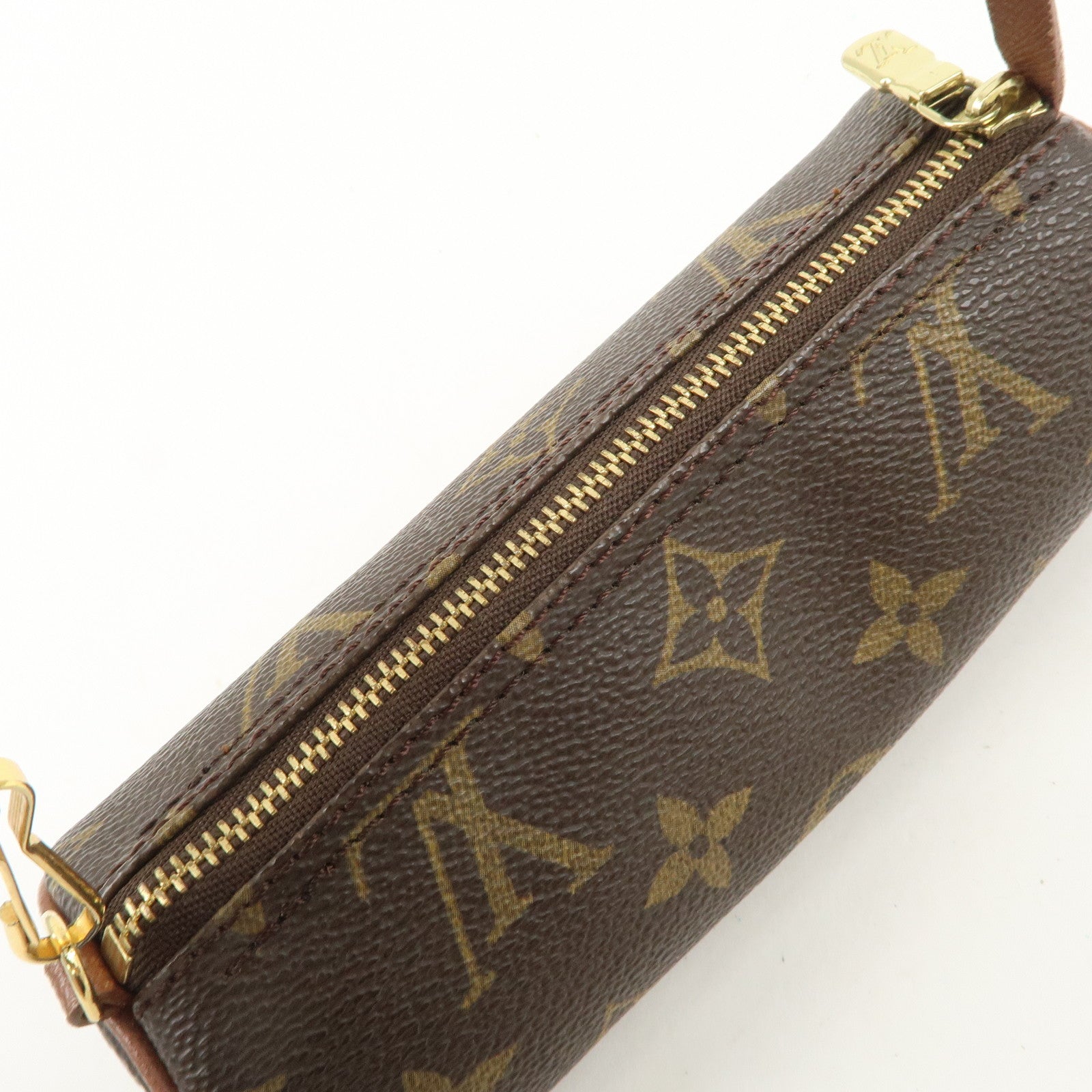 Louis Vuitton Monogram Mini Pouch for Papillon Bag Old Style Brown