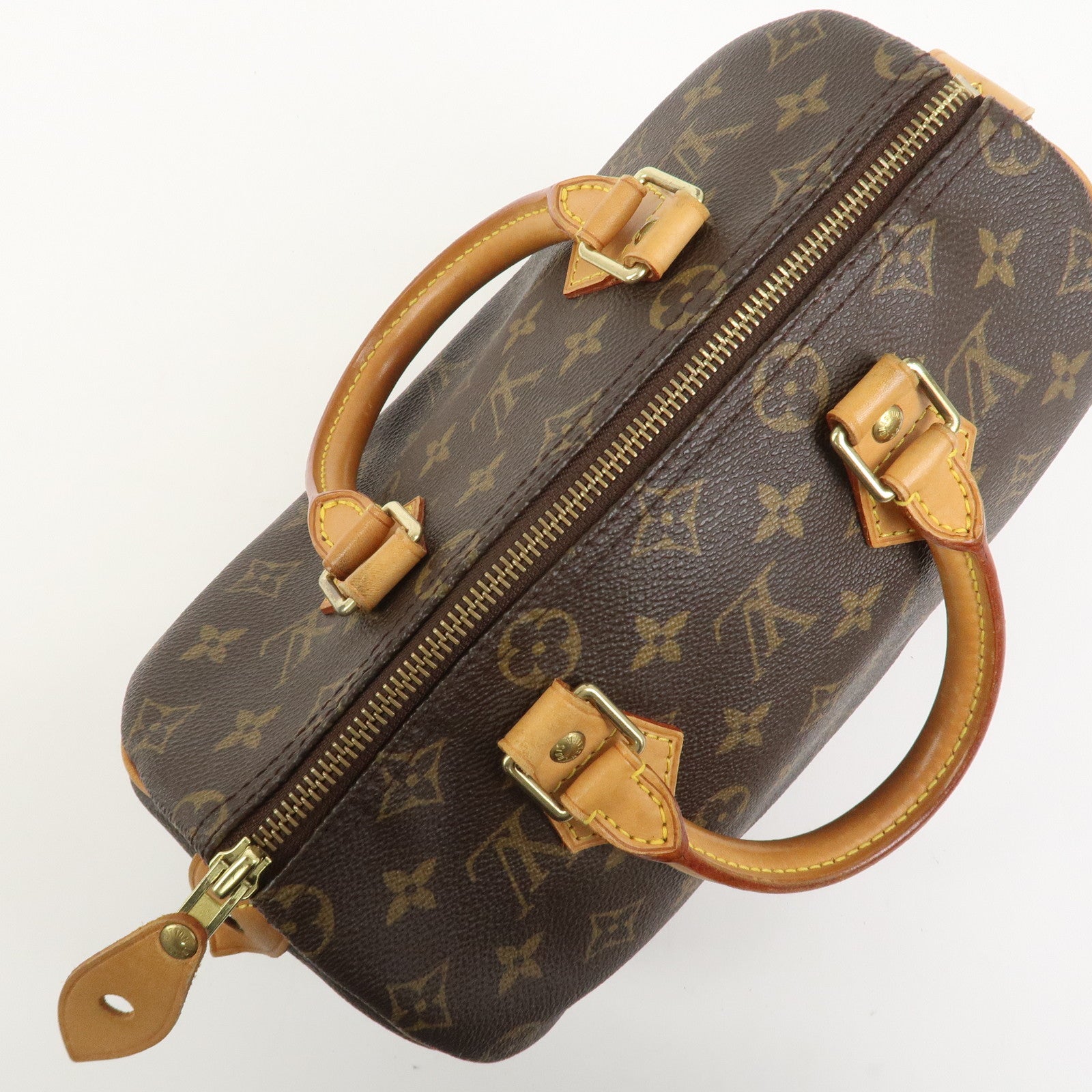 Louis Vuitton Monogram Speedy 25 Boston Bag Hand Bag Brown M41528