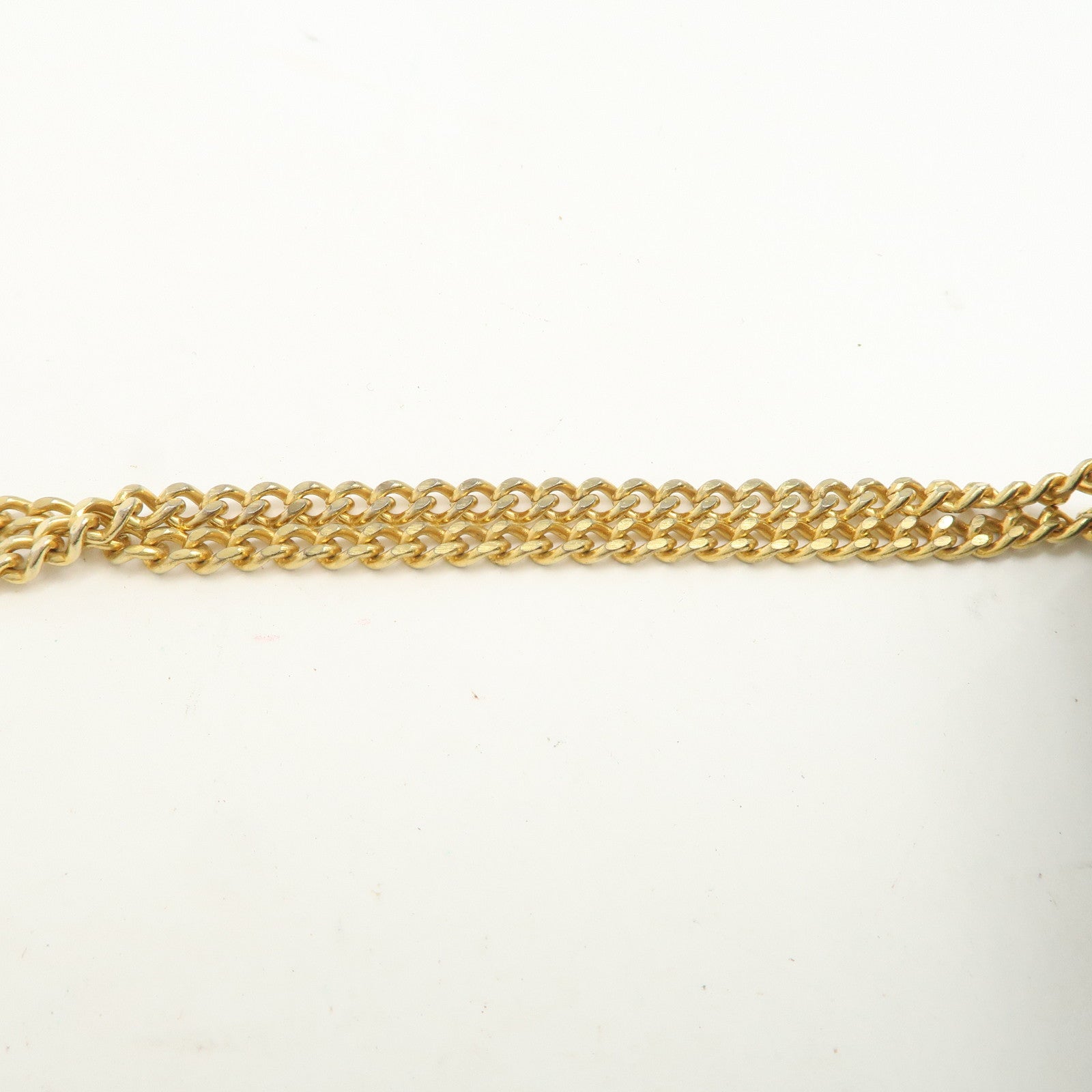 Christian Dior Trotter Leather Canvas Chain Shoulder Bag Black