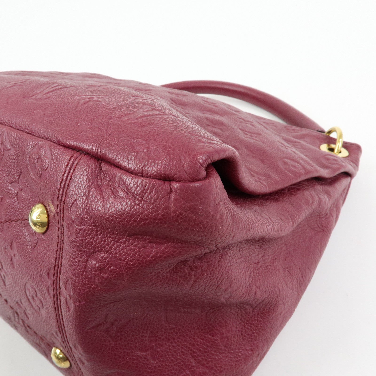 Louis Vuitton Monogram Empreinte Empreinte Leather MM Aurore M94047