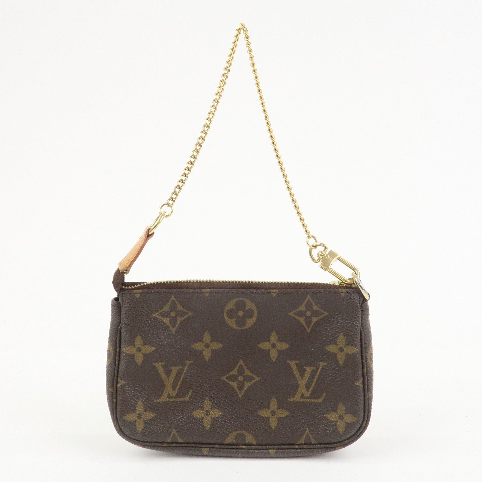 Louis Vuitton Monogram Mini Pochette Accessoires Hand Bag M58009