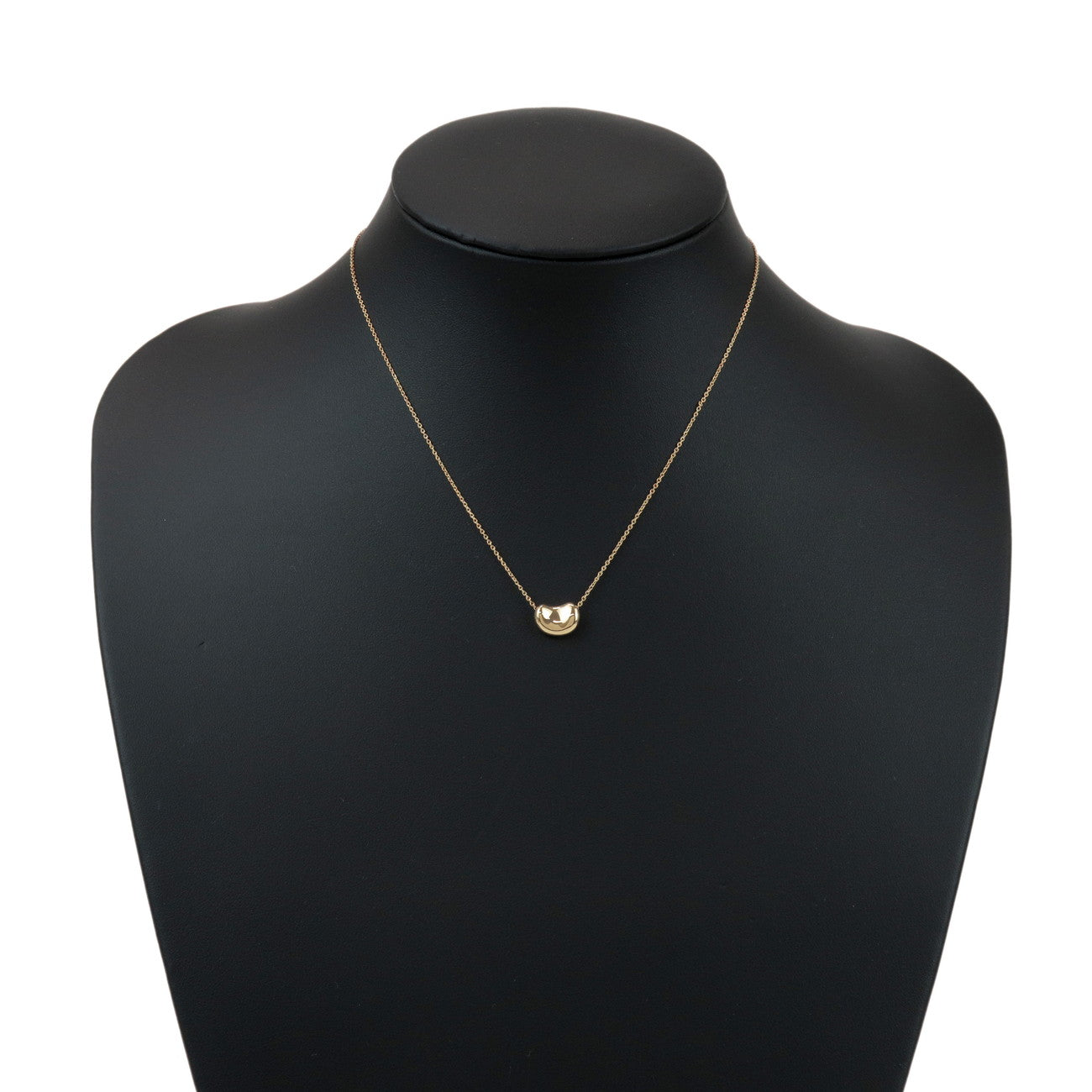 Tiffany & Co Bean Necklace Small K18 750YG Yellow Gold