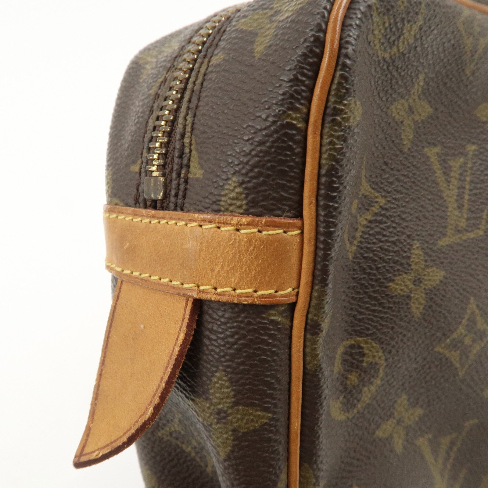 Louis Vuitton Monogram Compiegne 28 Pouch Clutch Bag Brown M51845