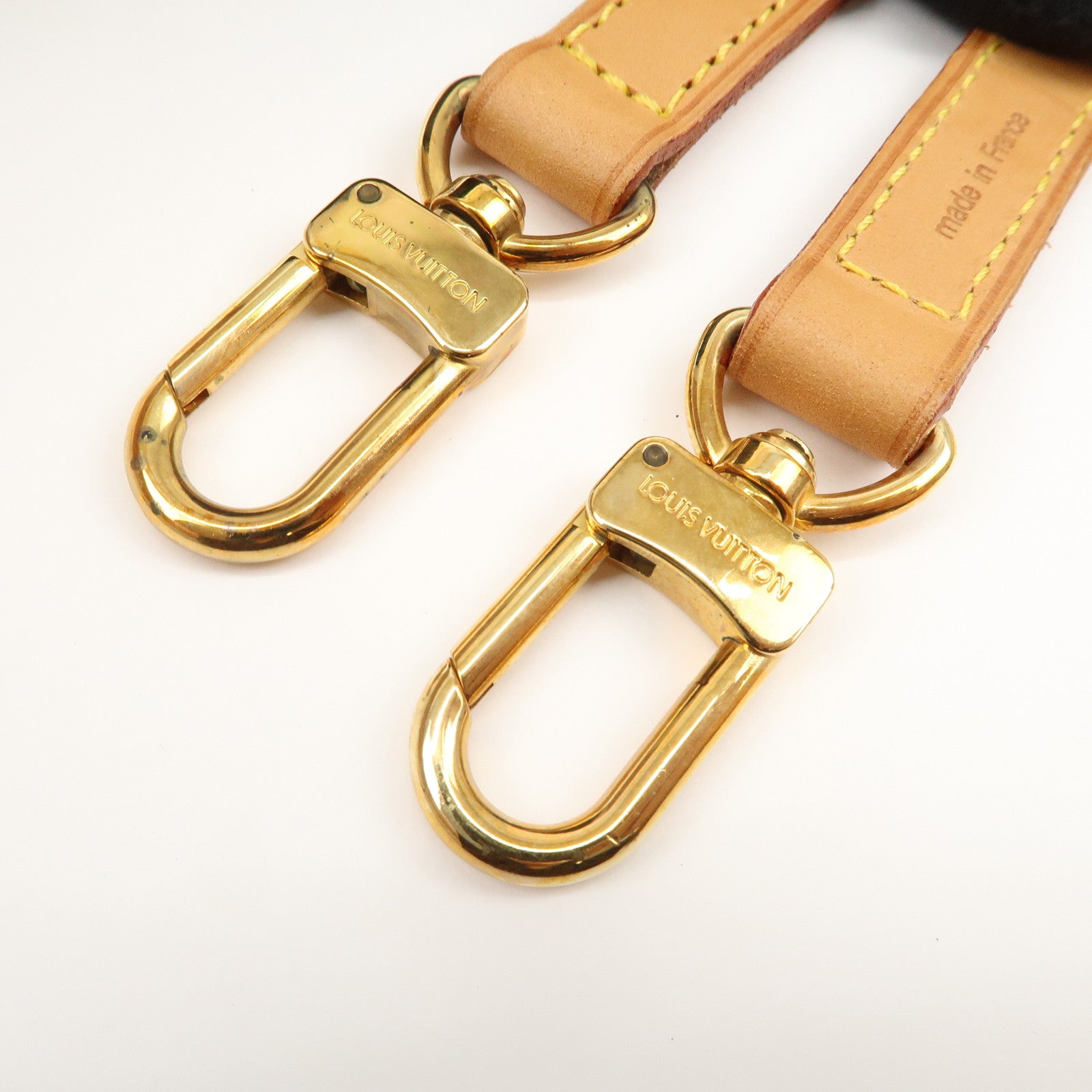 Louis Vuitton Nume Leather Shoulder Strap 100cm 1.6cm Natural