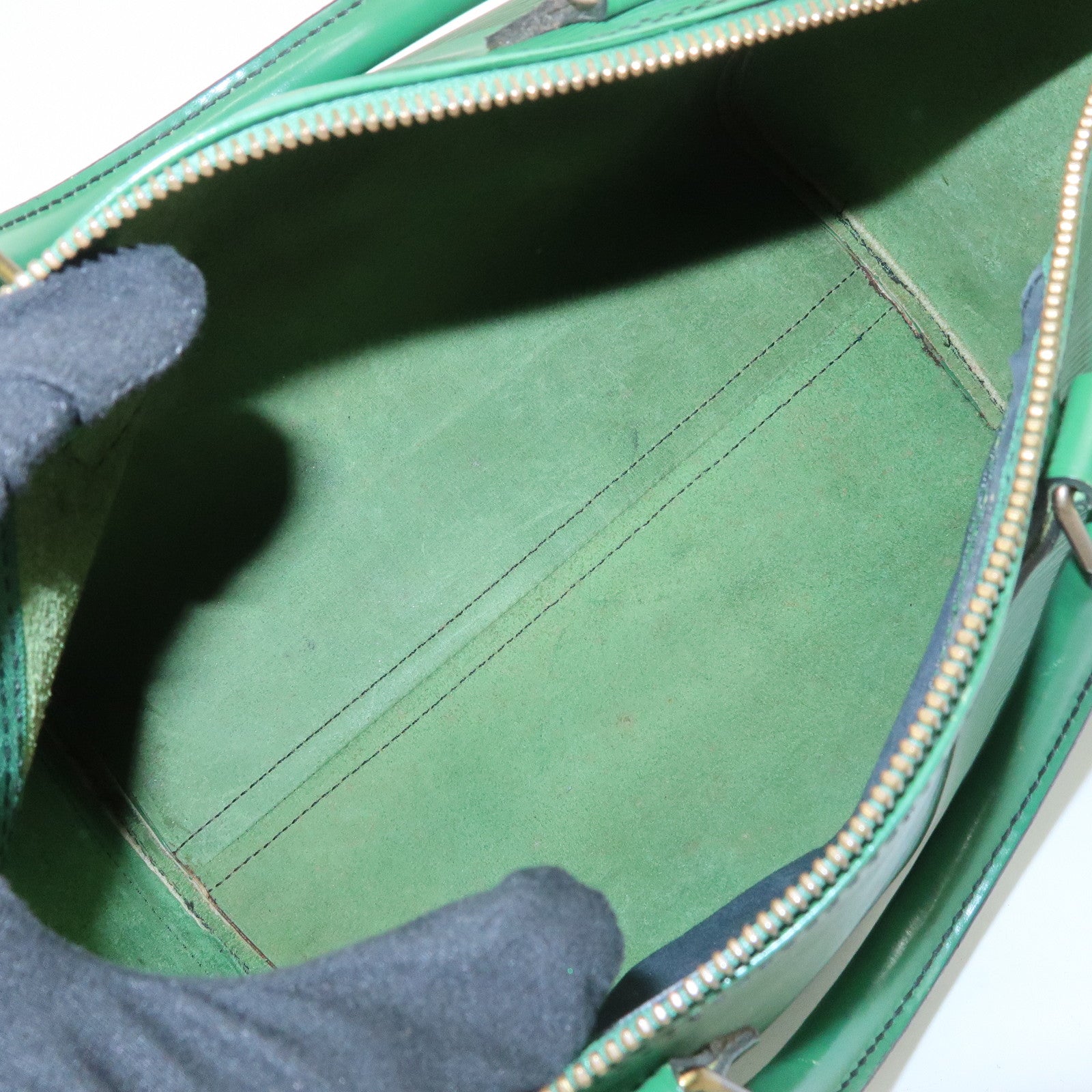 Louis Vuitton Epi Speedy 30 Boston Bag Hand Bag Borneo Green M43004