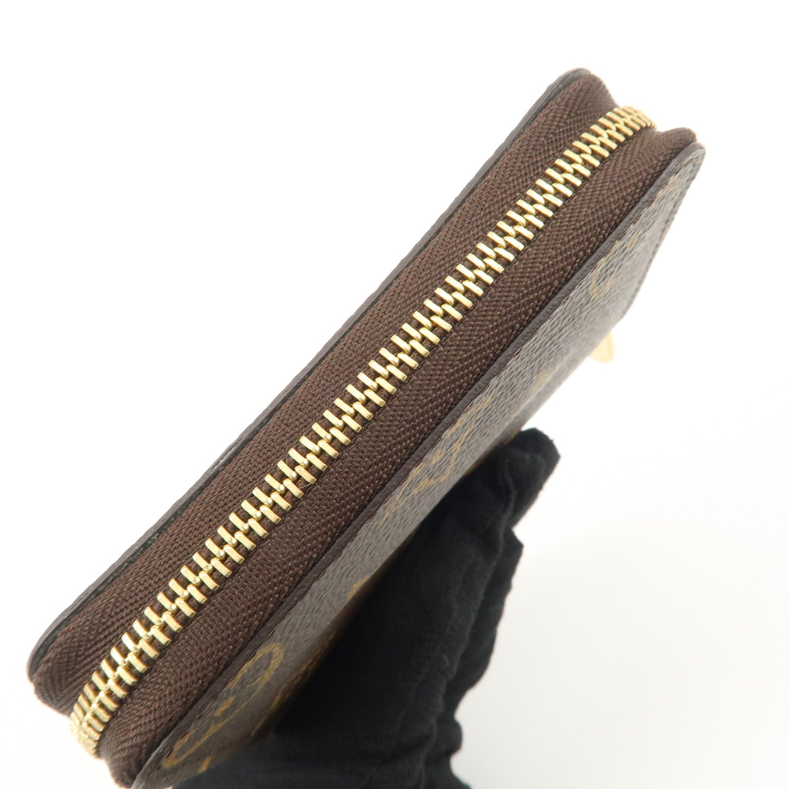 Louis Vuitton Monogram Zippy Coin Purse Coin Case Brown M60067 Used
