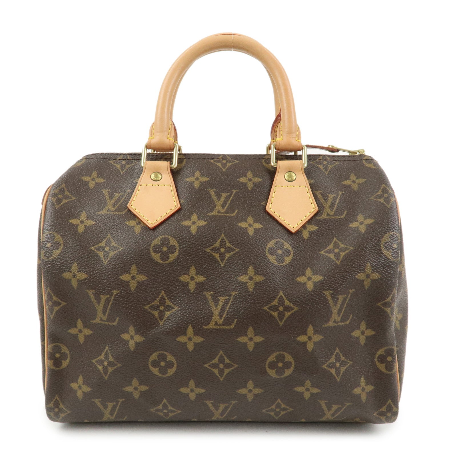 Louis Vuitton Monogram Speedy 25 Boston Bag Hand Bag Brown M41528