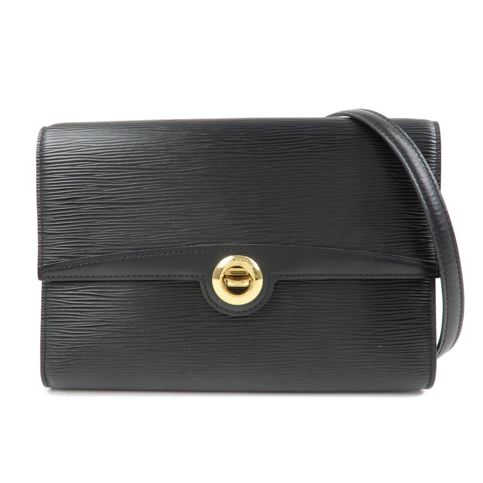 Louis Vuitton Epi Leather Arche Shoulder Crossbody Bag Noir M52572