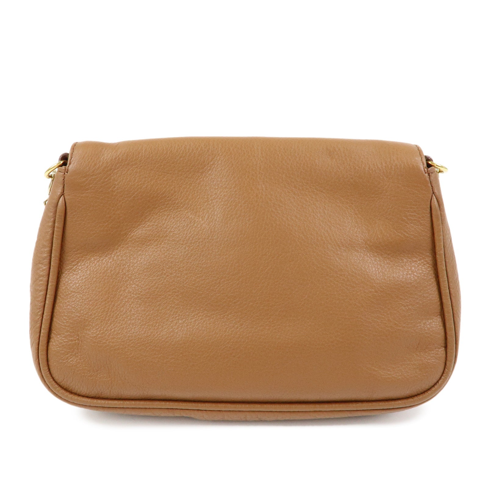 FENDI Leather Chain Shoulder Bag Purse Crossbody Bag 8M0276