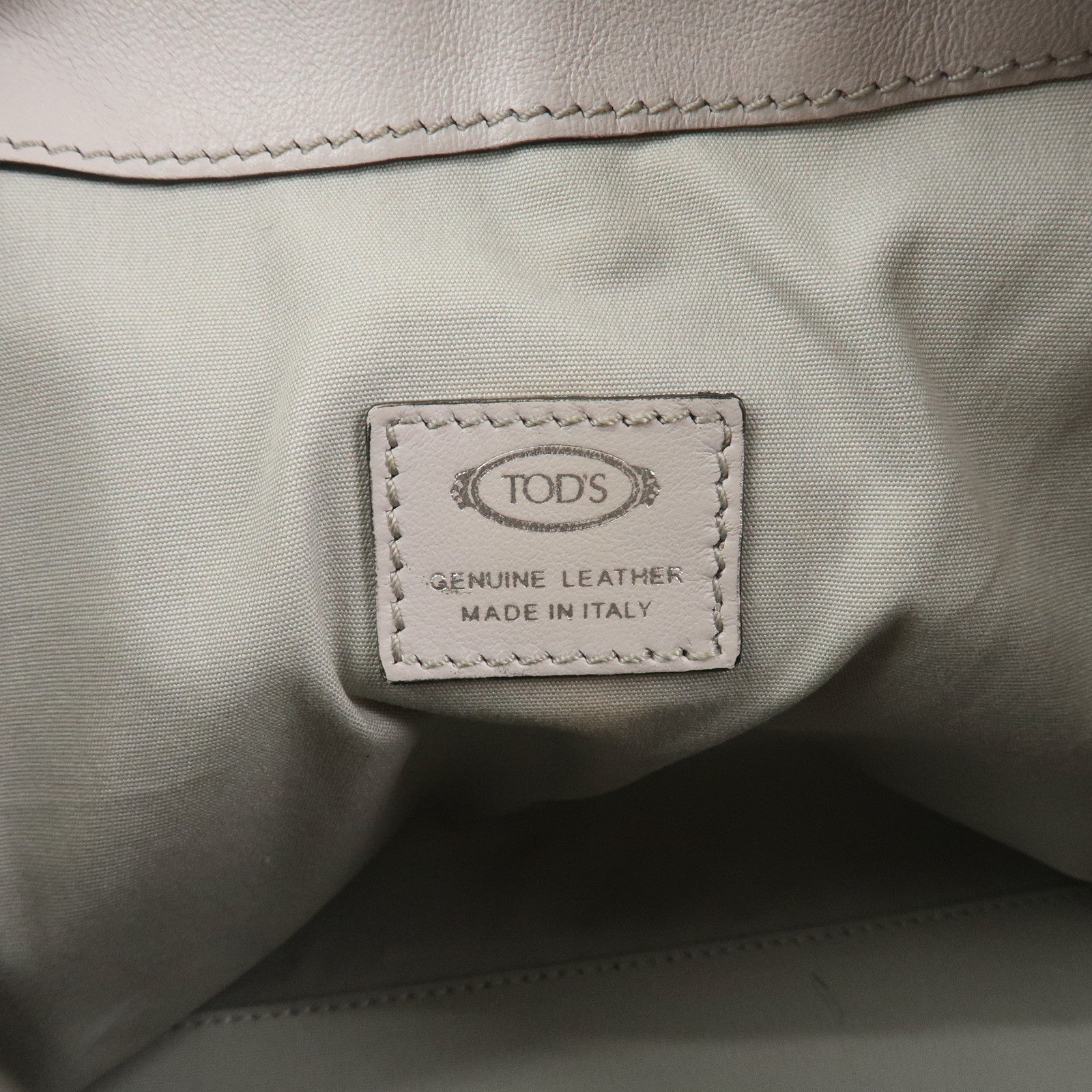 TOD’S D Styling 2Way Bag Hand Bag Shoulder Bag Light Purple Black