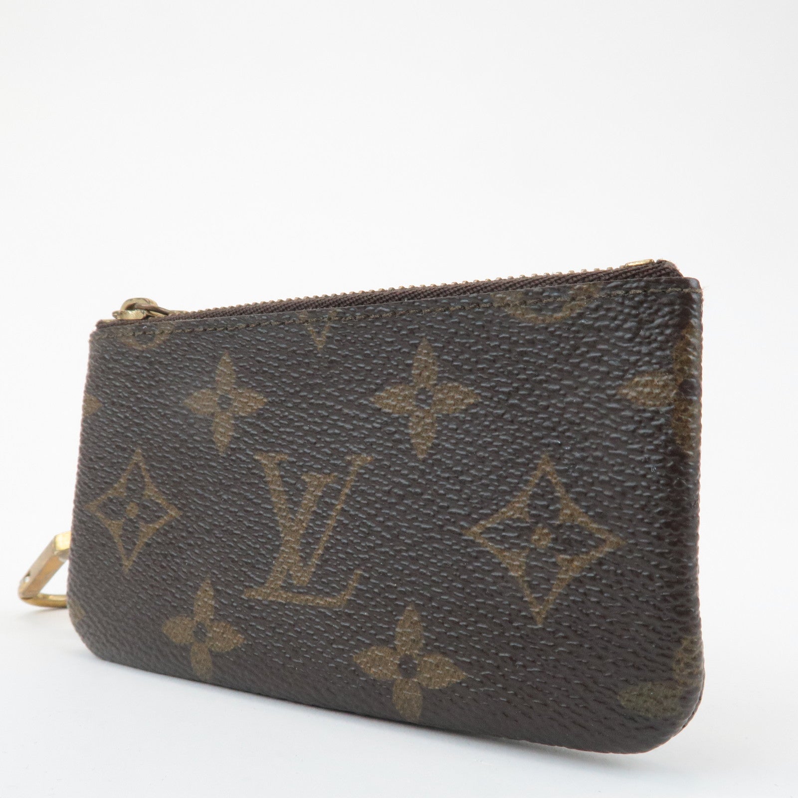 Louis Vuitton Monogram Pochette Cles Coin Case Key Case M62650