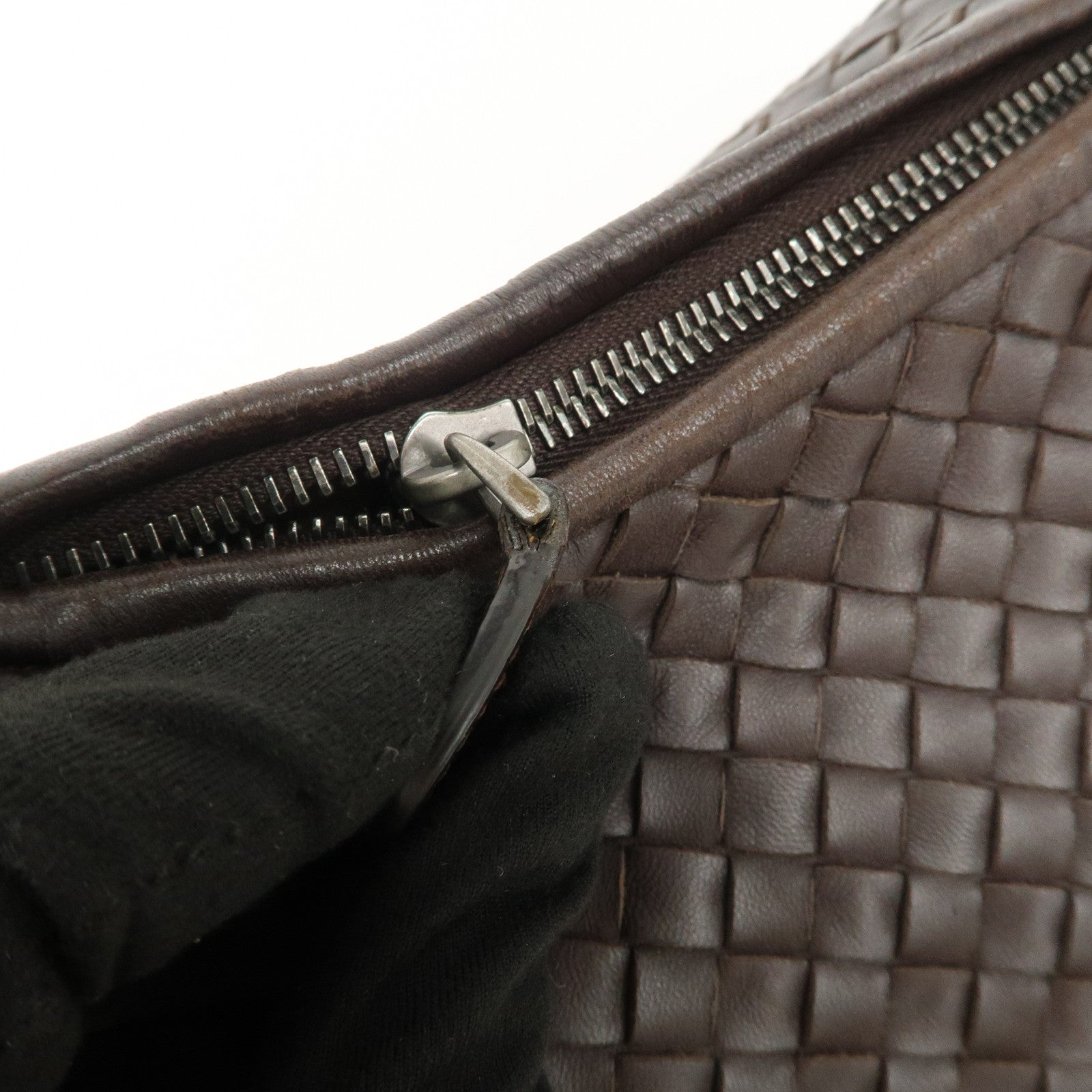 BOTTEGA VENETA Hobo Intrecciato Leather Shoulder Bag 232499