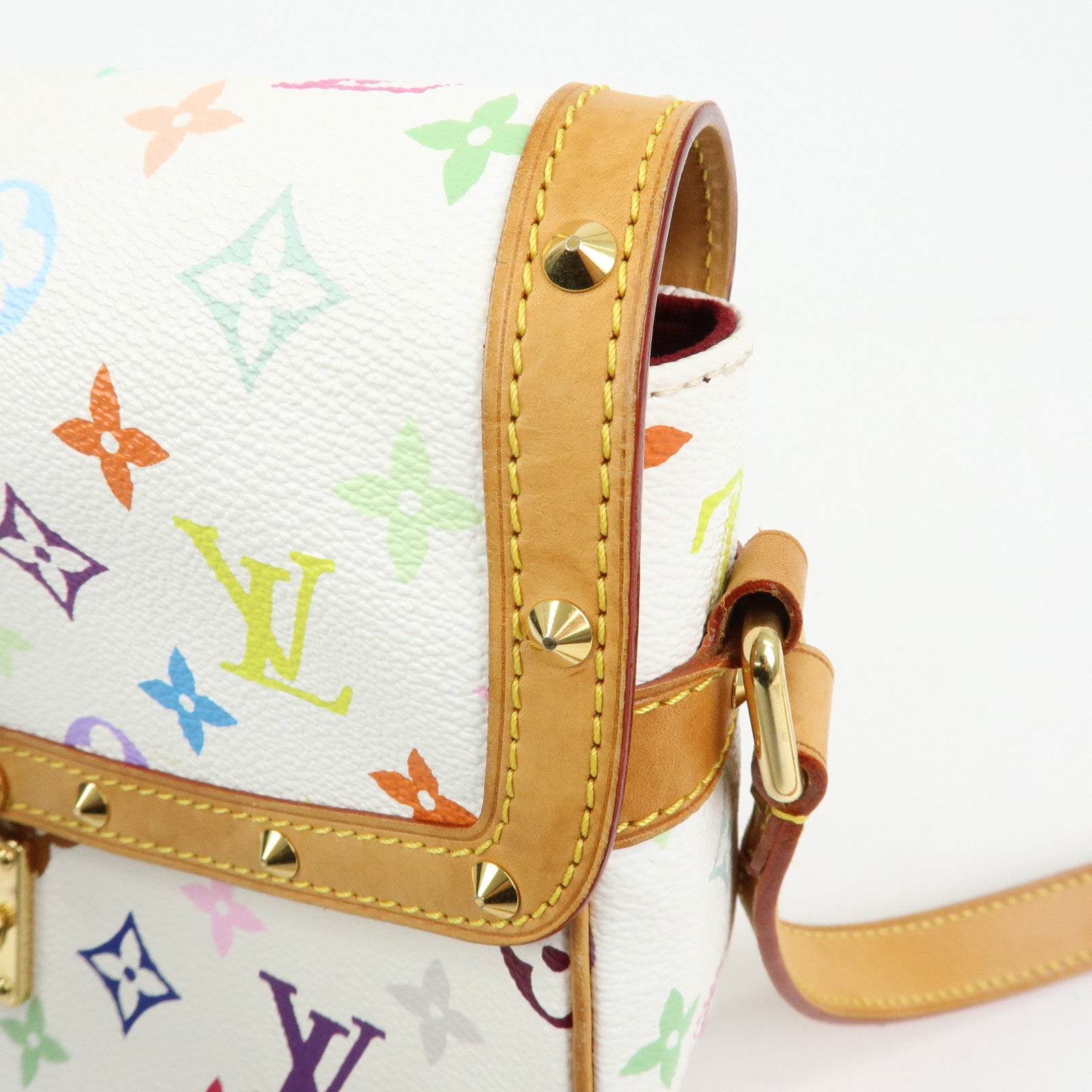 Louis Vuitton Monogram Multicolor Sologne Shoulder Bag Blanc M92661
