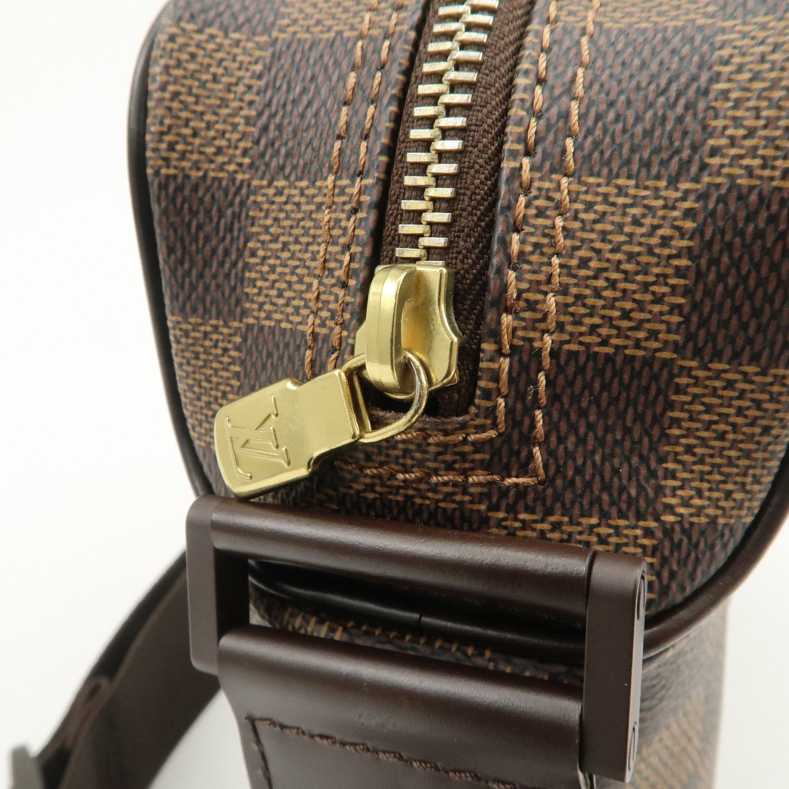Louis Vuitton Damier Olaf PM Crossbody Shoulder Bag Brown N41442