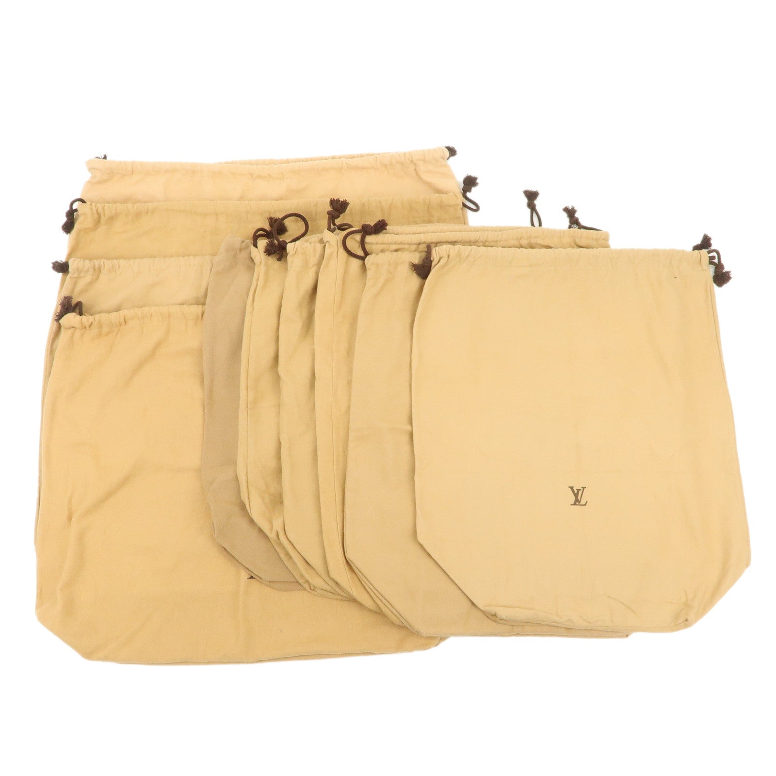 Louis Vuitton Set Of 10 Dust Bag Storage Bag Drawstring Style