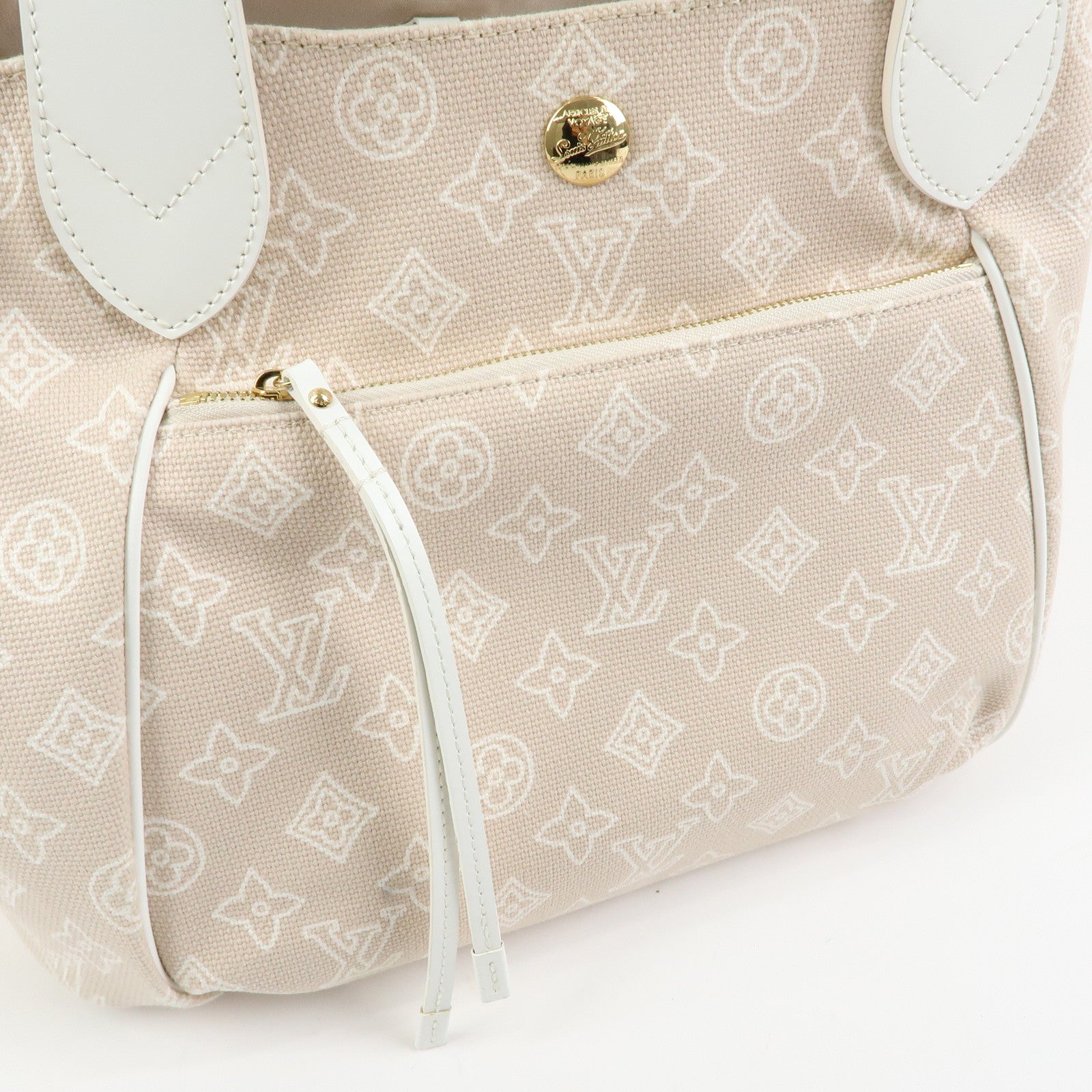Louis Vuitton Monogram Beach Line Cabas Ipanema GM Sable M95986