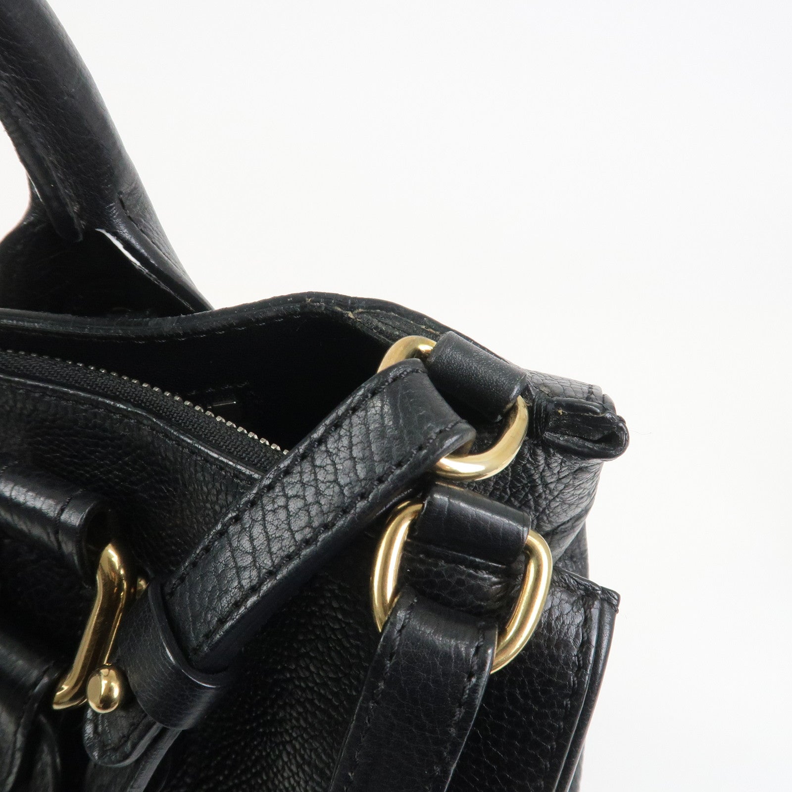 Chloe Paddington Leather 2Way Bag Shoulder Bag Black