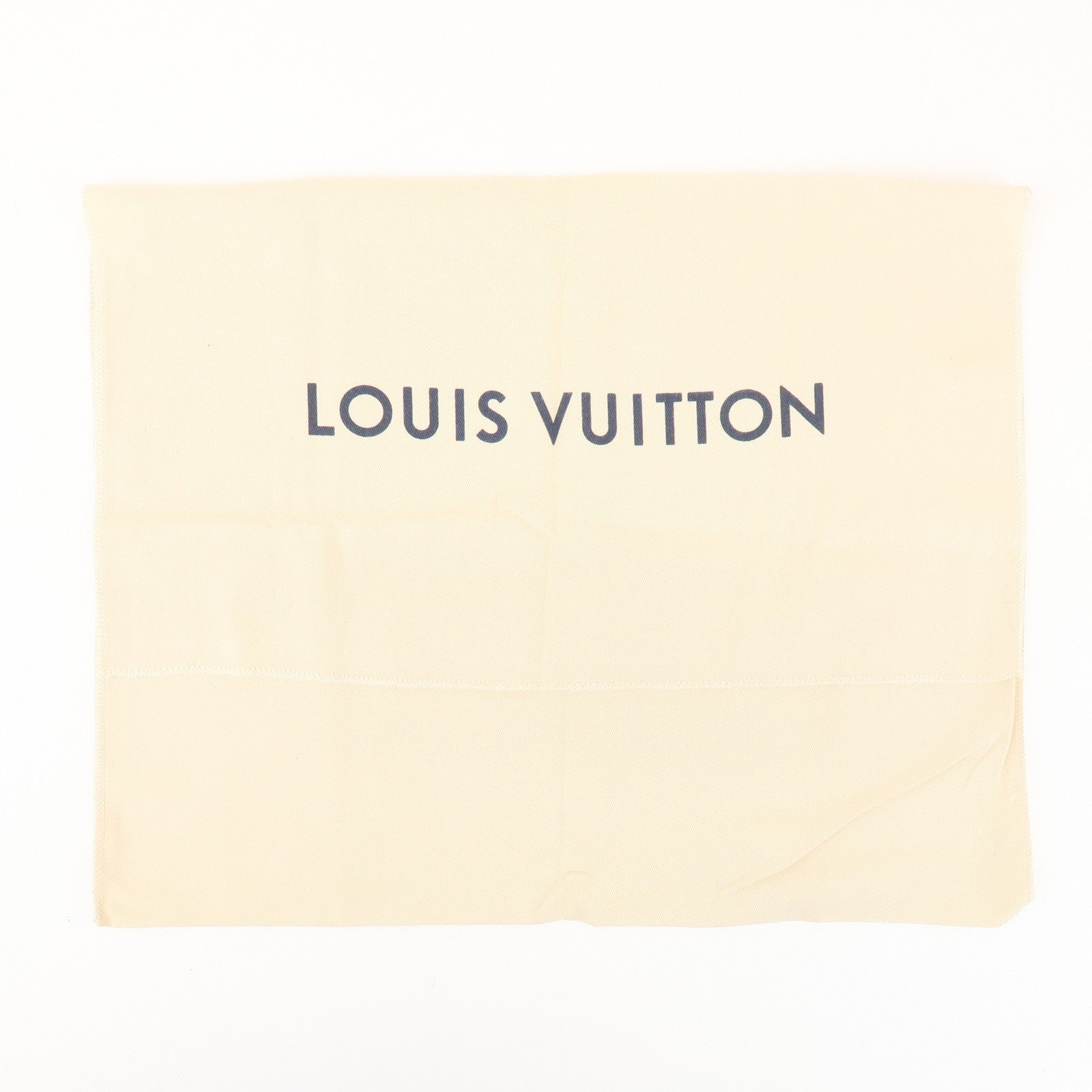 Louis Vuitton Set of 10 Dust Bag Storage Bag Flap Style Beige