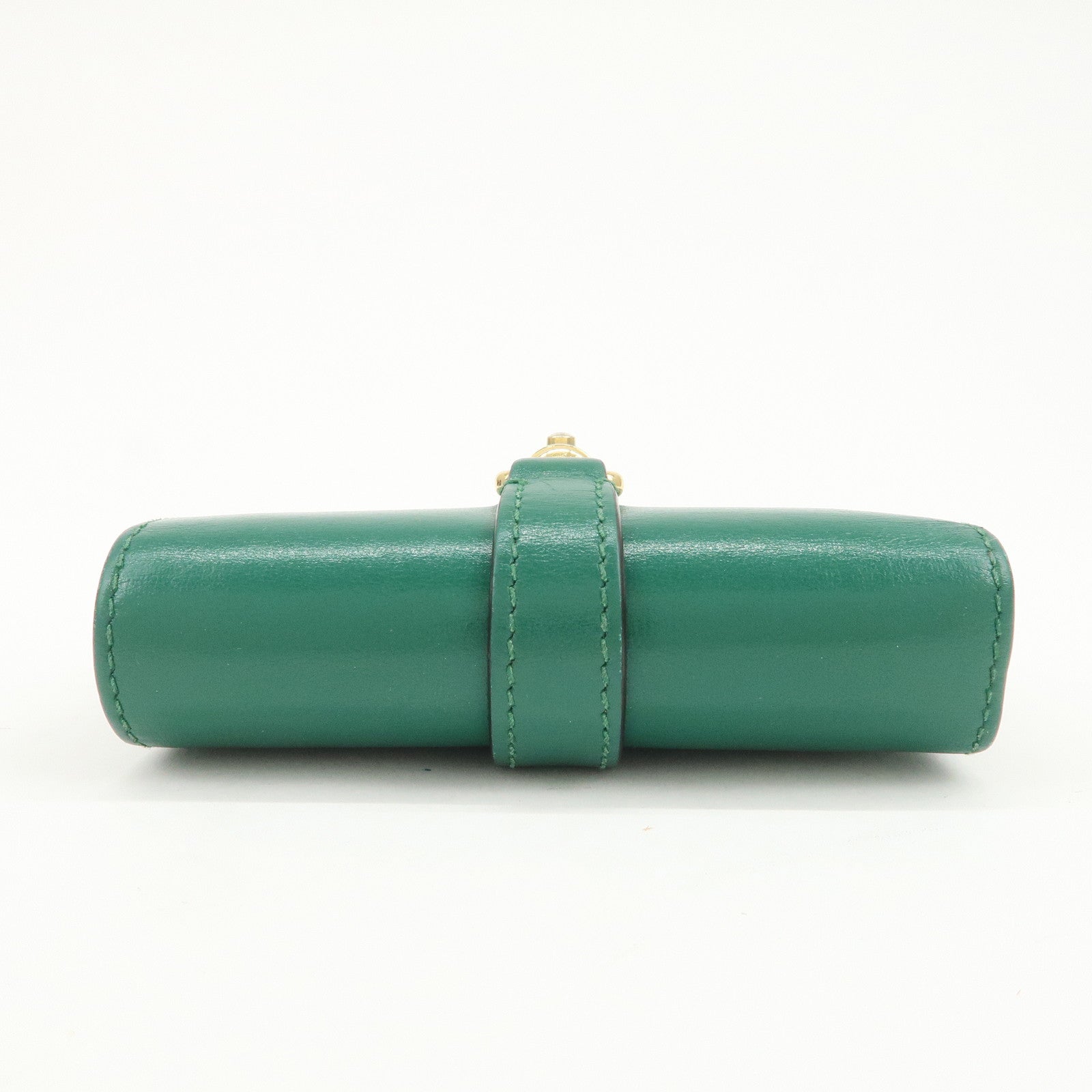 GUCCI Jackie 1961 Leather Bi-Fold Compact Wallet Green 645536