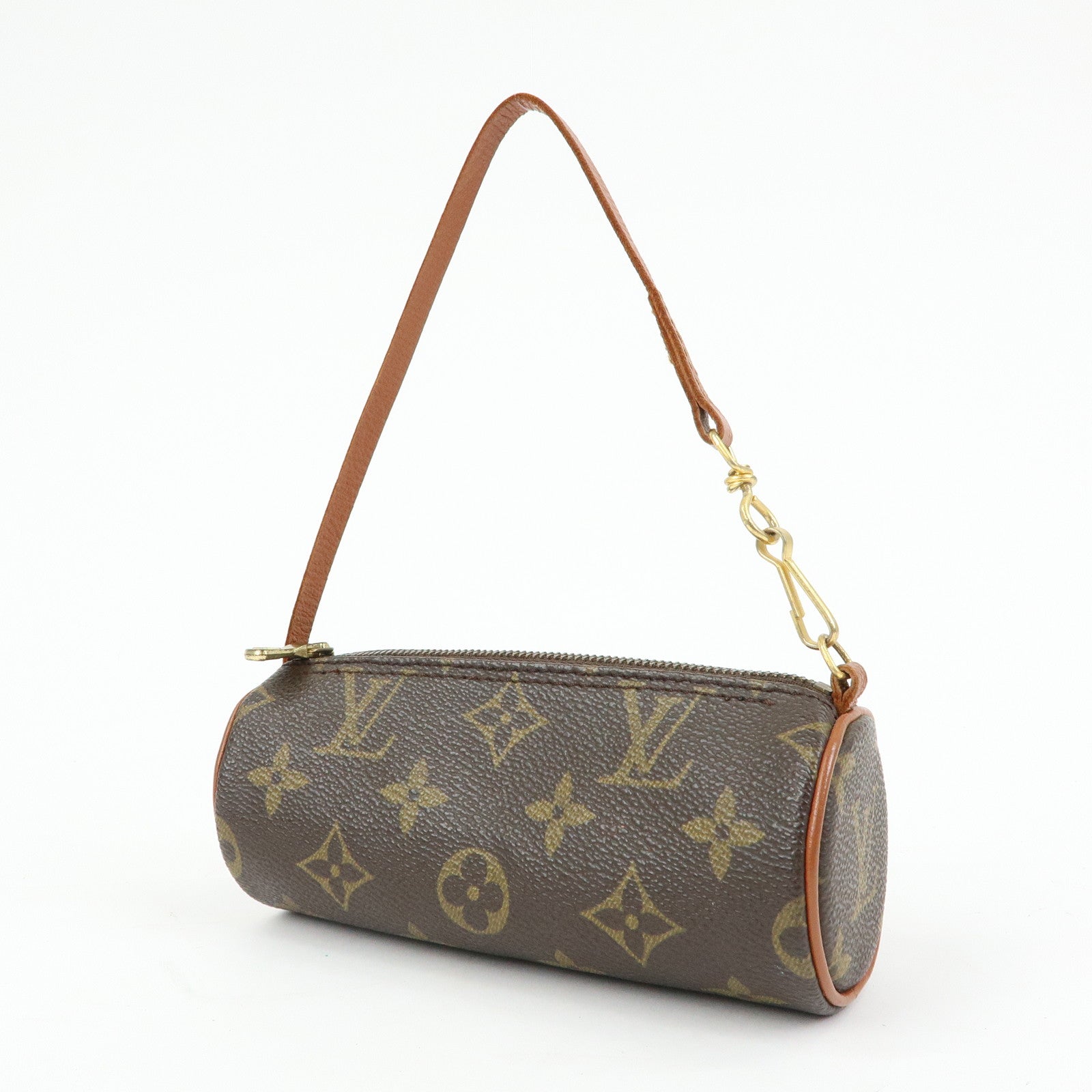 Louis Vuitton Monogram Canvas Mini Pouch for Papillon Bag Brown
