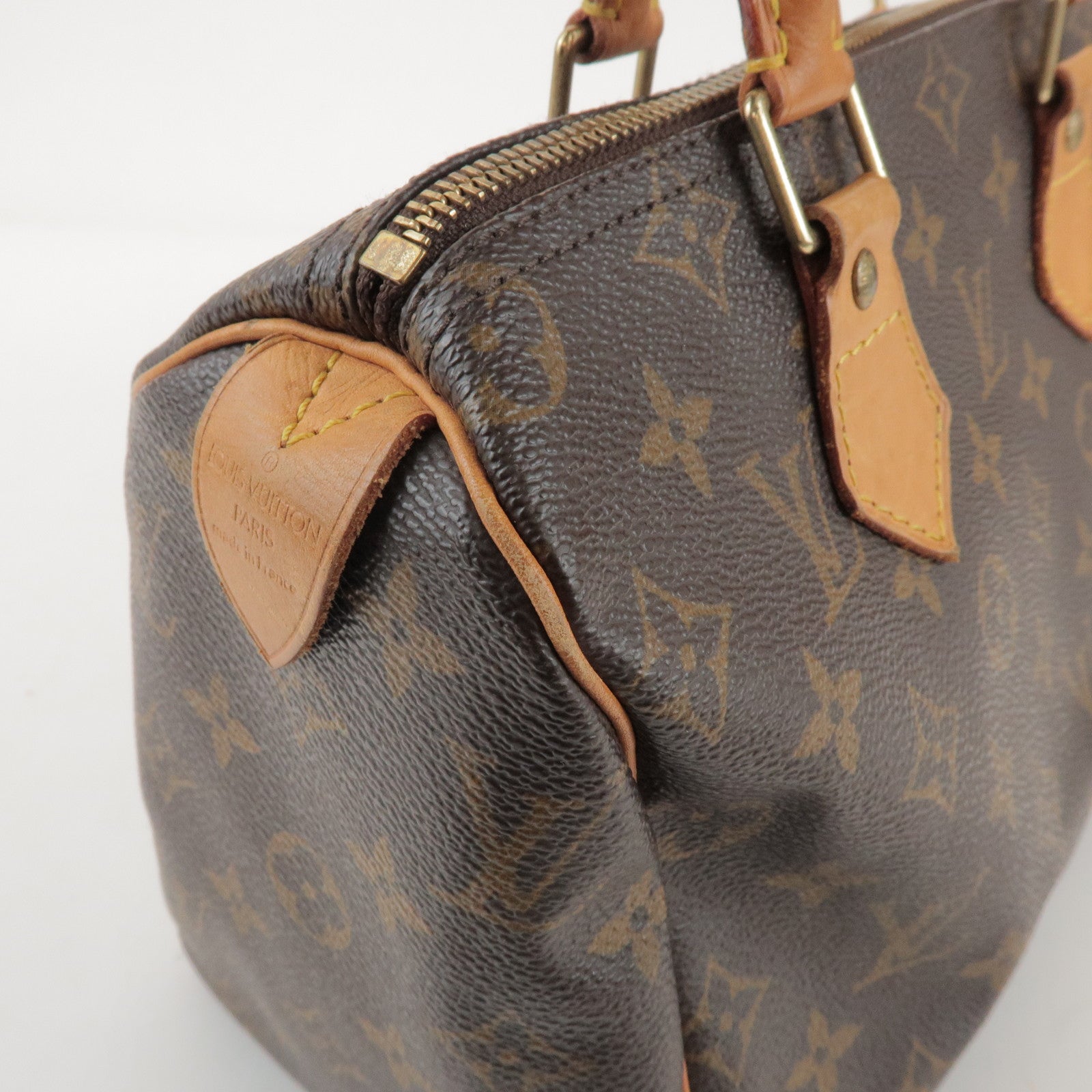 Louis Vuitton Monogram Speedy 25 Boston Bag Hand Bag Brown M41528