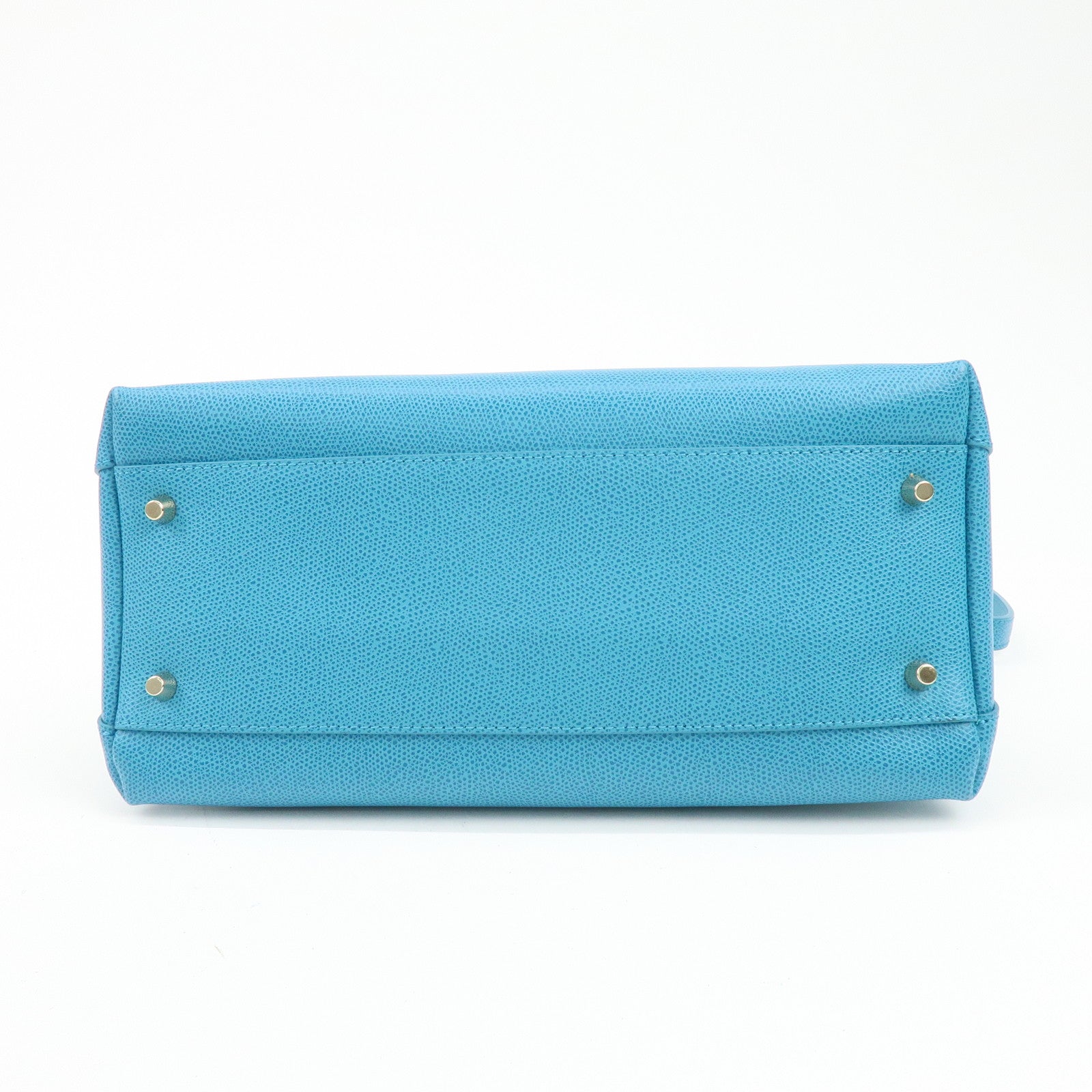 FURLA Set of 2 Leather 2Way Bag Hand Bag Shoulder Bag Black Blue