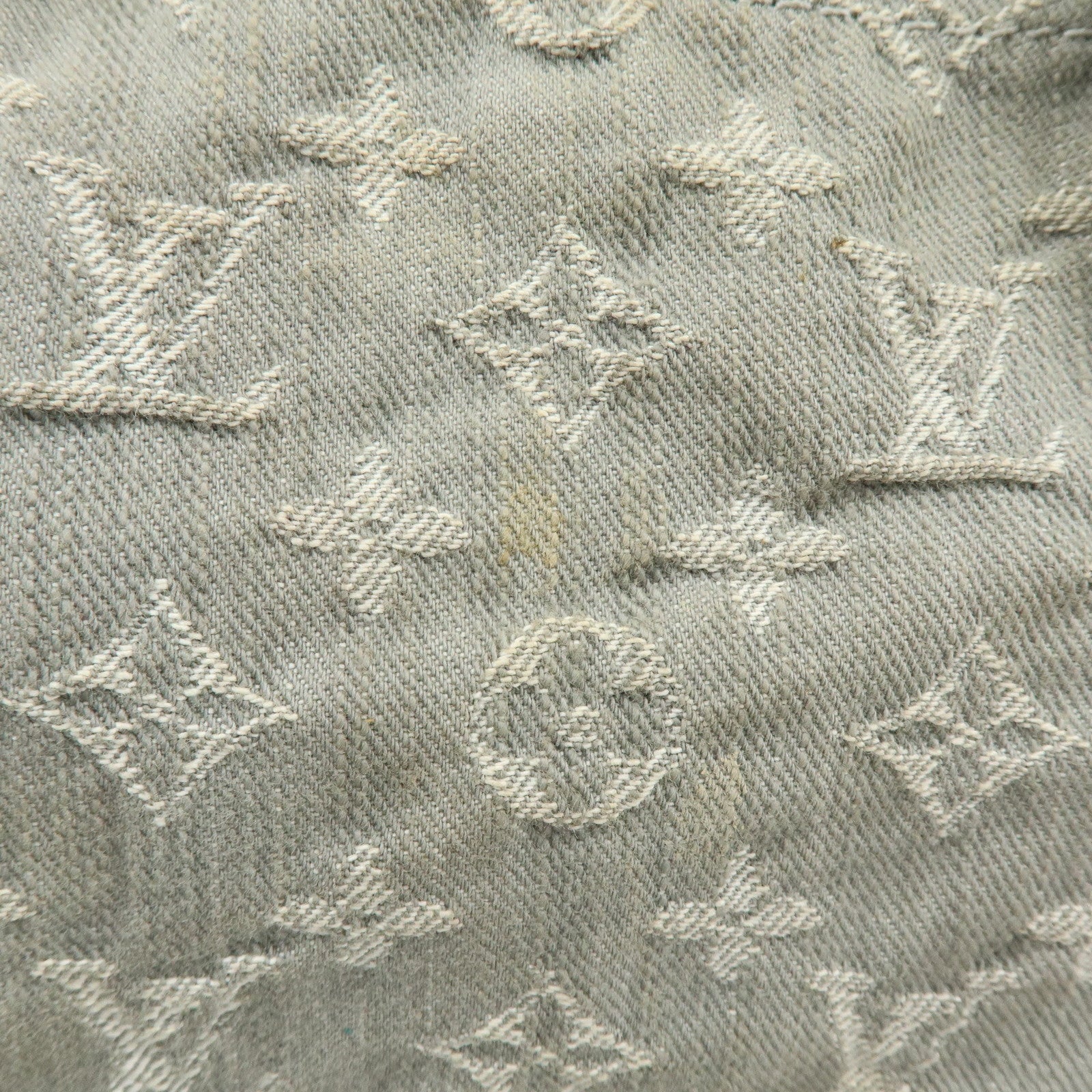 Louis Vuitton Slightly Denim Leather Shoulder Bag Gris M95384