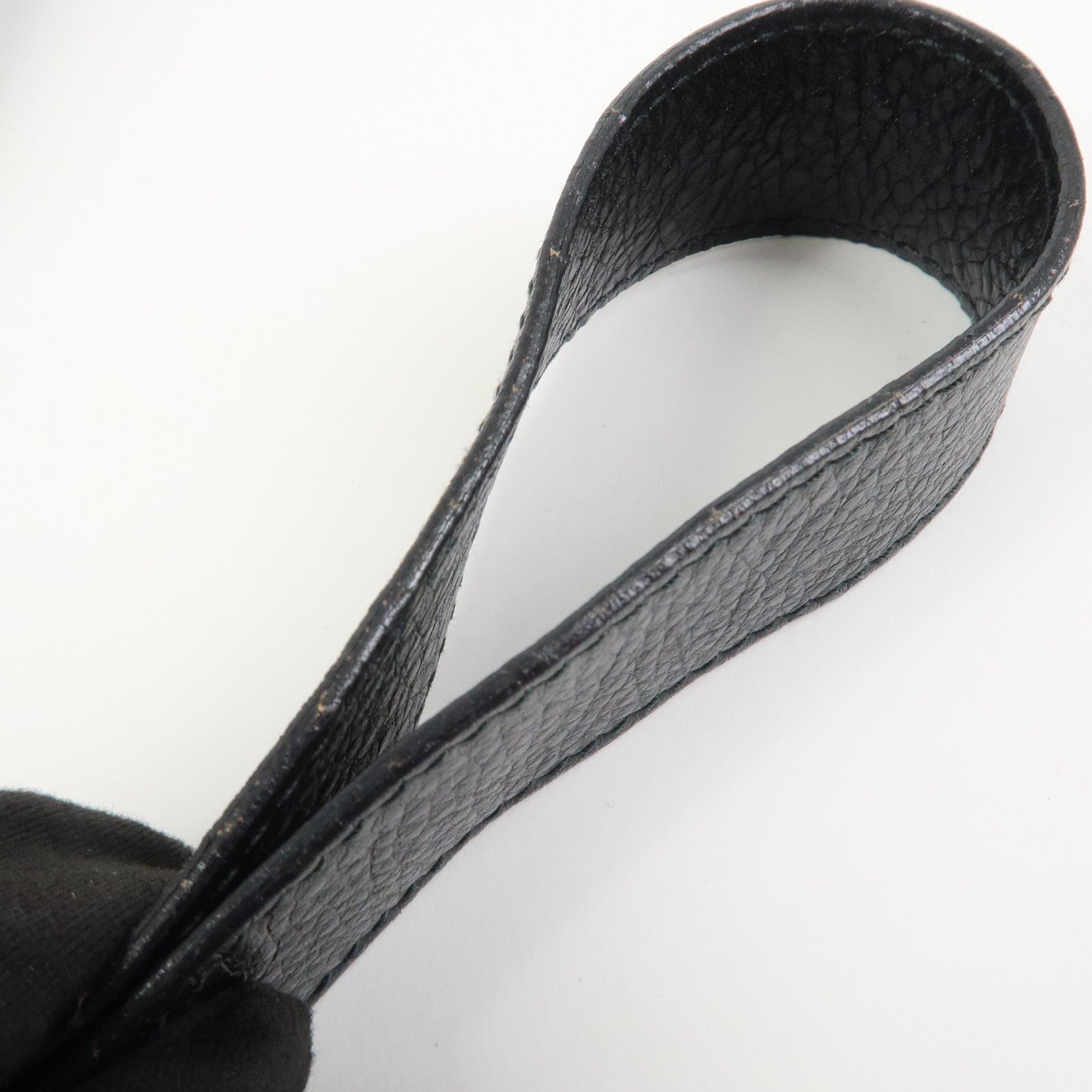 GUCCI Guccissima Leather Shoulder Bag Crossbody Bag Black 201446