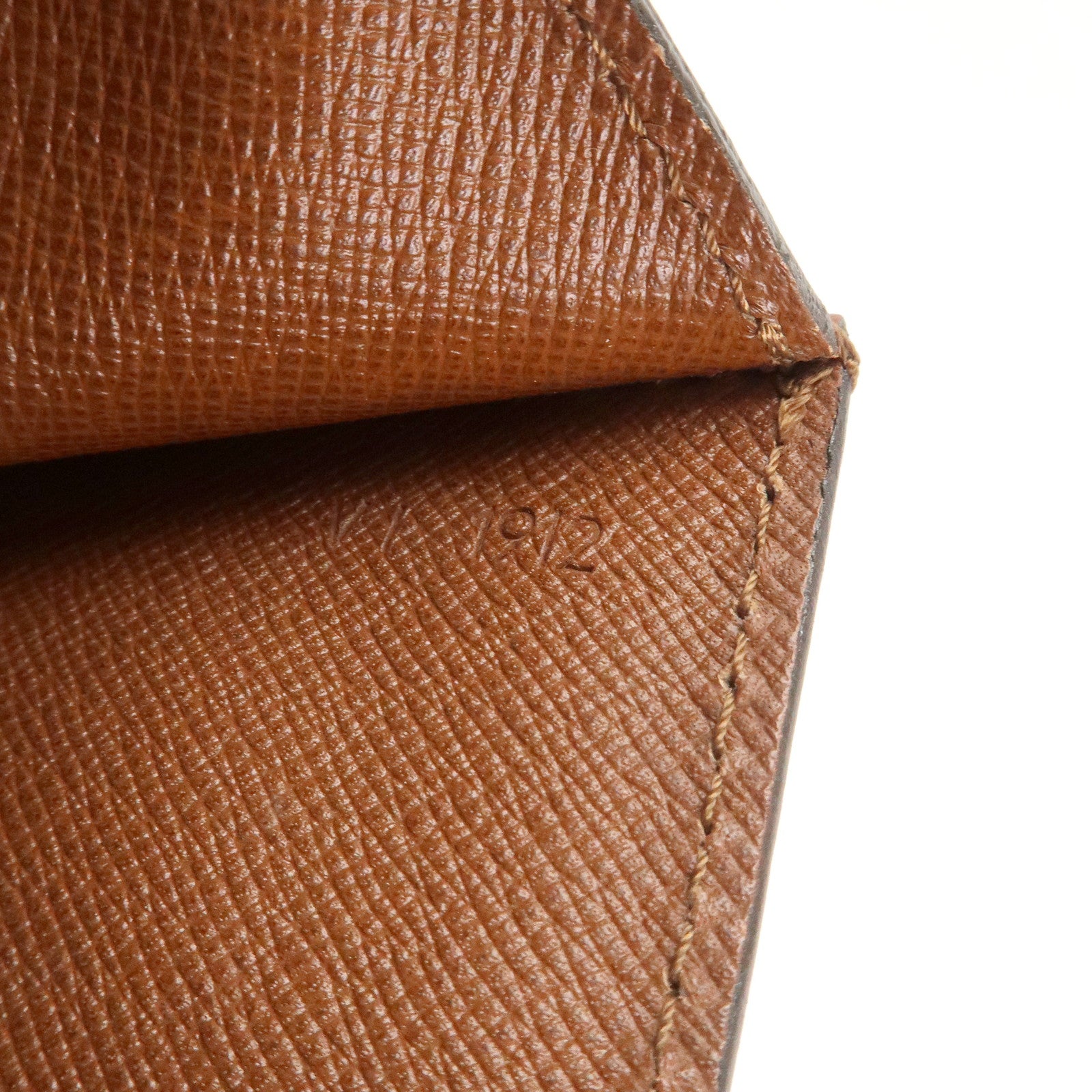 Louis Vuitton Epi Monceau 2way Bag Hand Bag Kenya Brown M52123