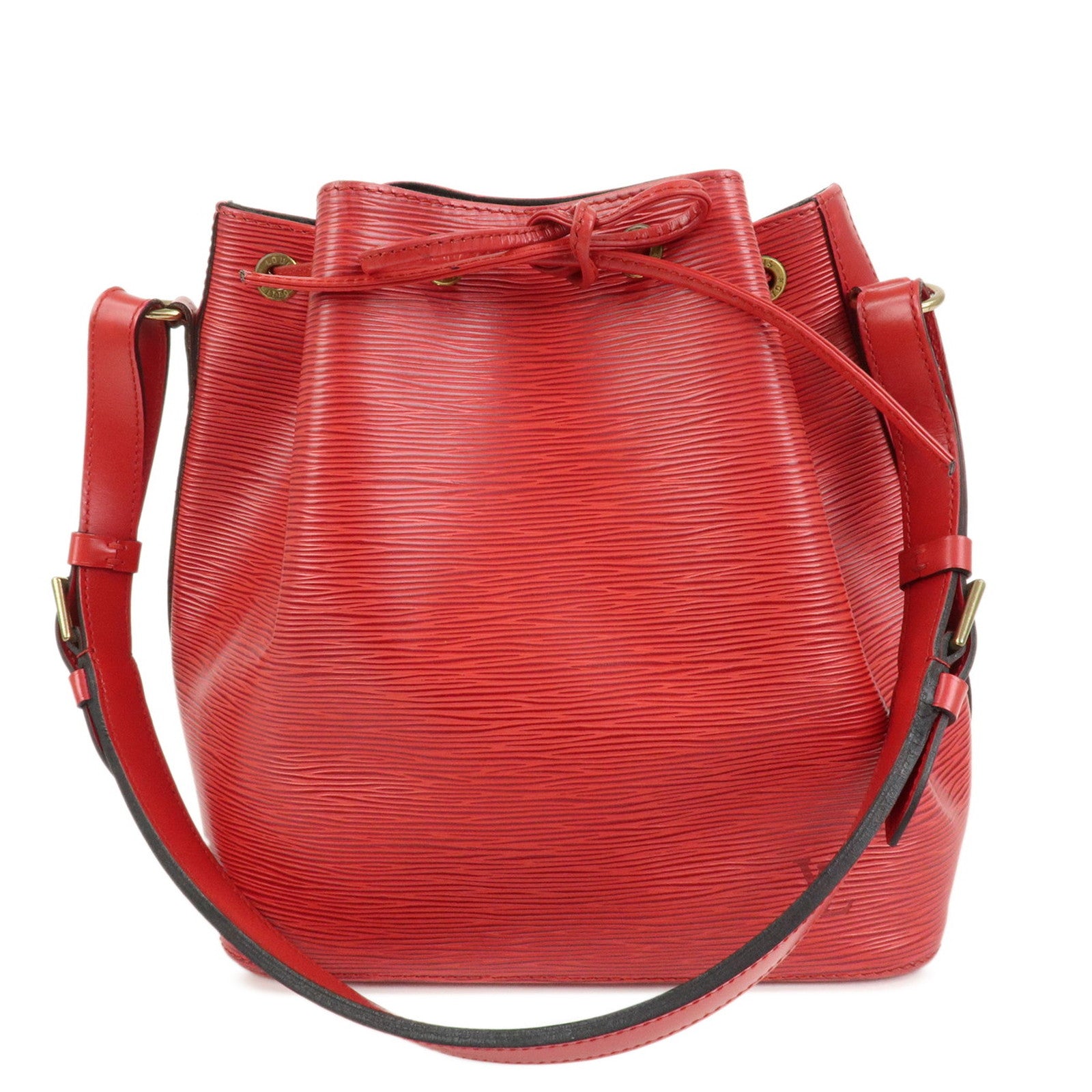 Louis Vuitton Epi Petit Noe Shoulder Bag Castilian Red M44107