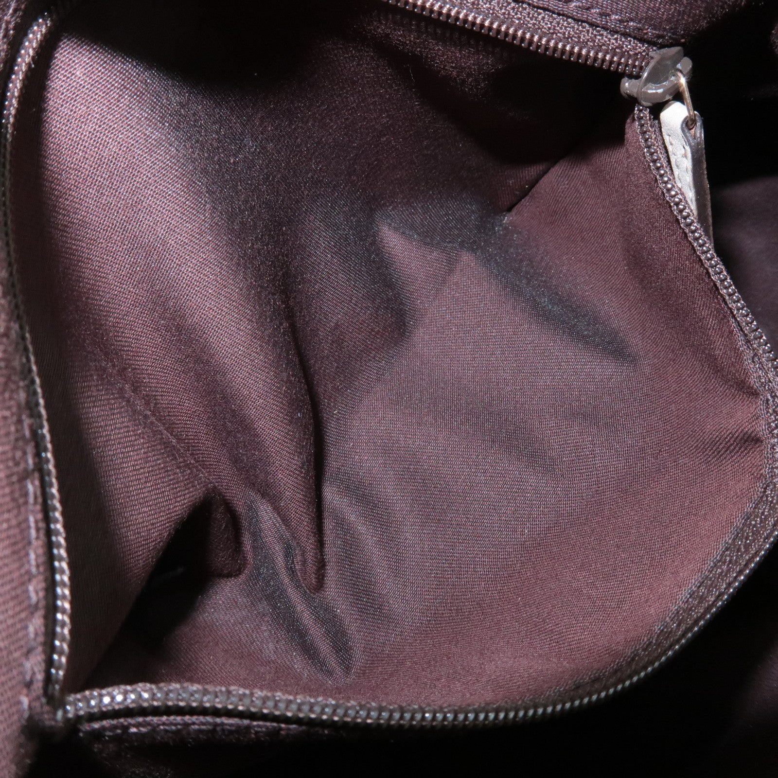 GUCCI Abbey Guccissima Leather Shoulder Bag Hand Bag Ivory 190525 Used