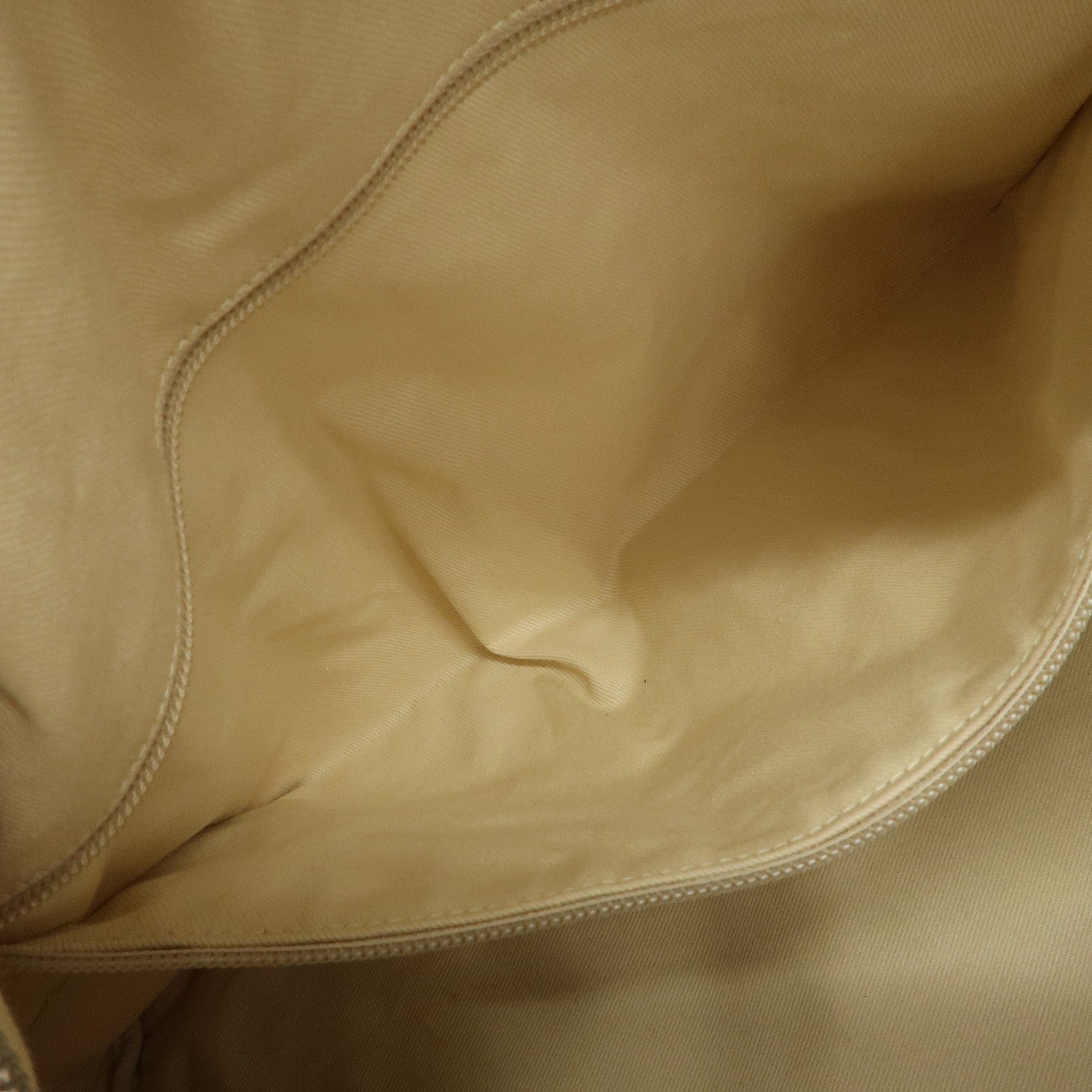 CHANEL Sport Line Canvas Boston Bag Hand Shoulder Bag Ivory Pink