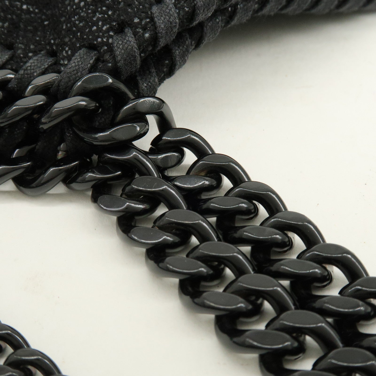 STELLA MCCARTNEY Falabella 2Way Bag Shoulder Bag Hand Bag Black