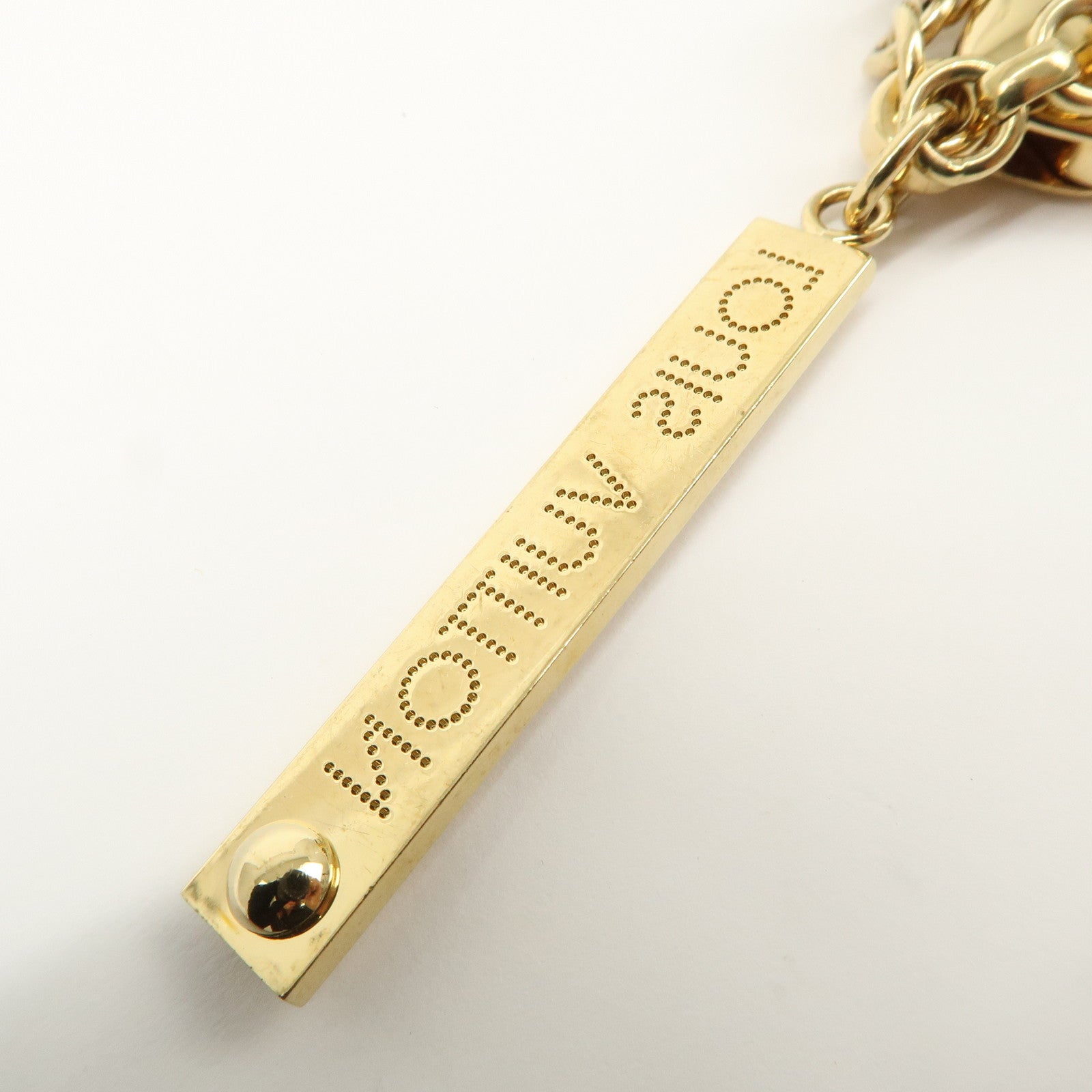 Louis Vuitton Monogram Bijoux Sac Tapage Bag Charm Gold M66350