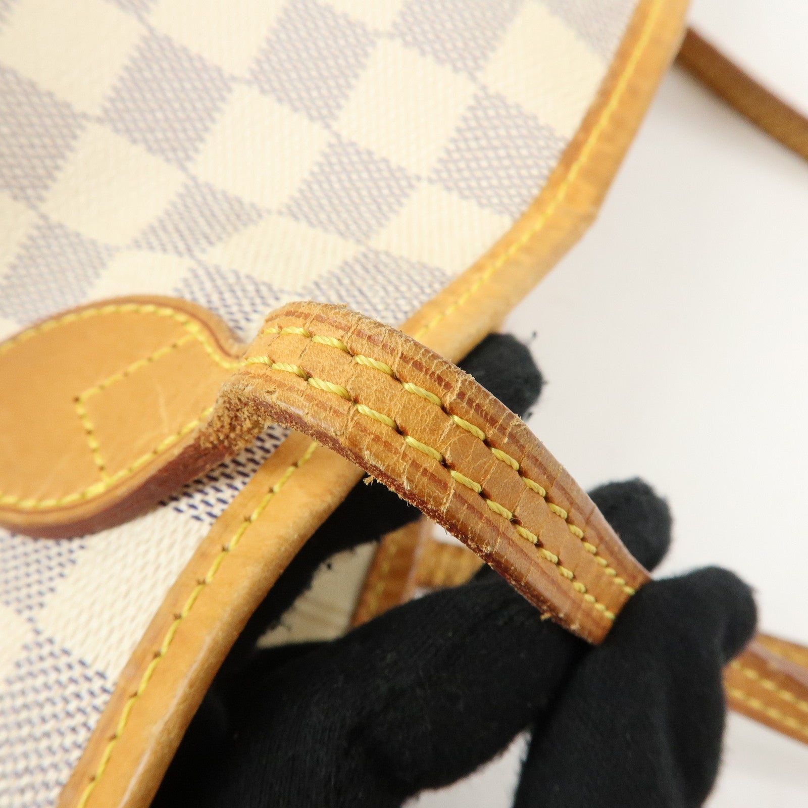 Louis Vuitton Damier Azur Neverfull MM Tote Bag Shoulder Bag N51107