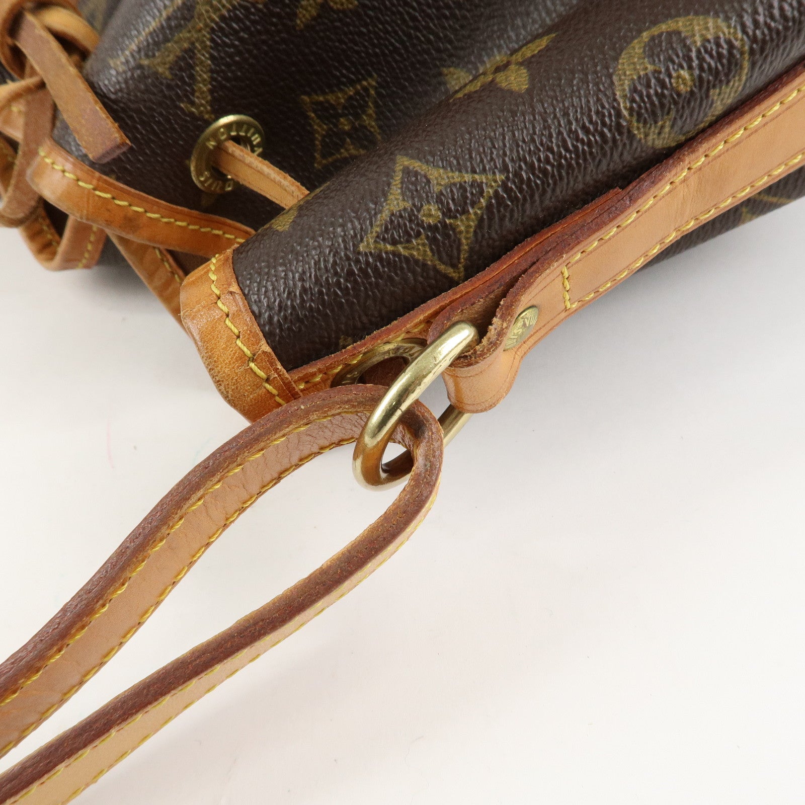 Louis Vuitton Monogram Petit Noe Shoulder Bag Brown M42226 Used