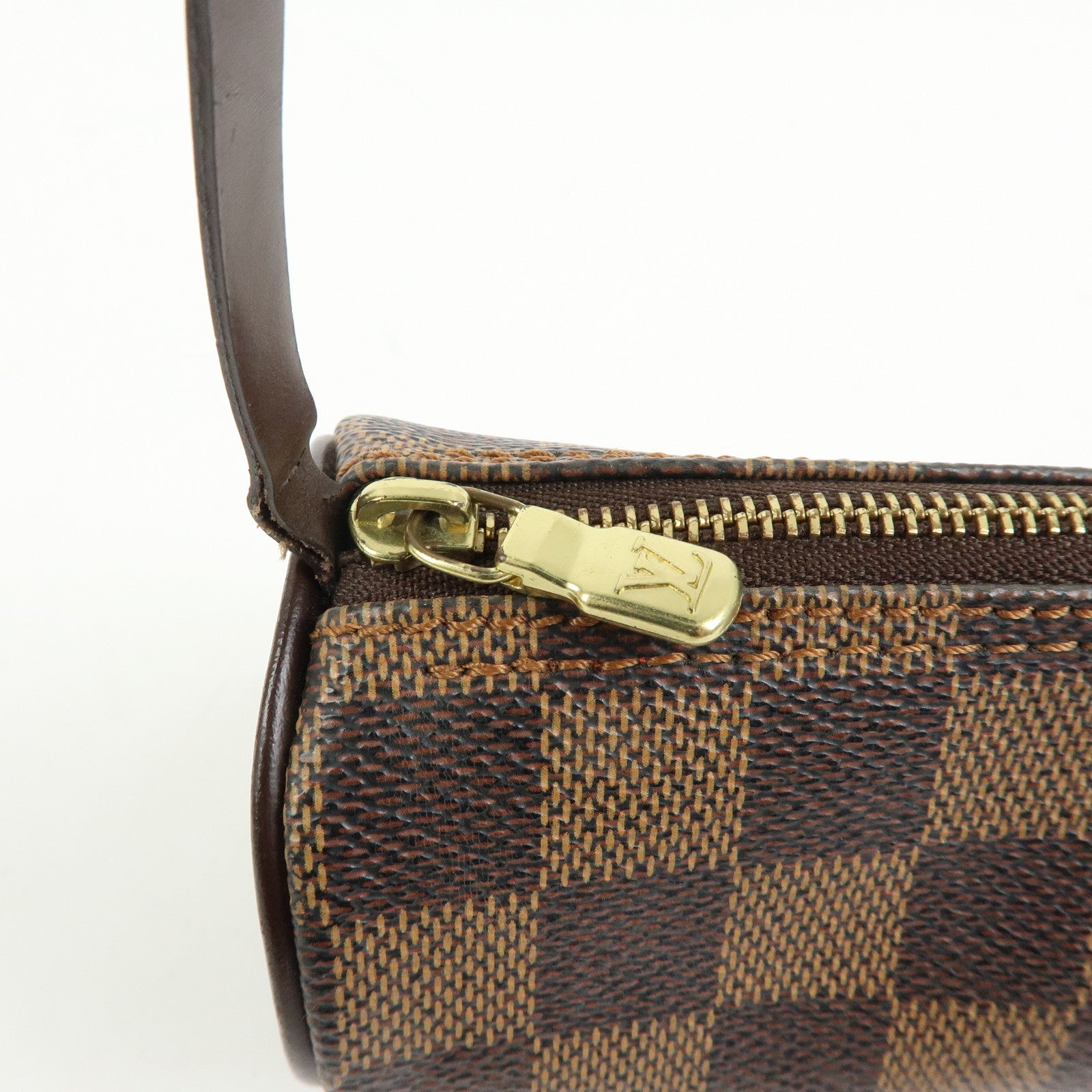 Louis Vuitton Dameir Mini Pouch for Papillon Bag Damier Ebene Brown