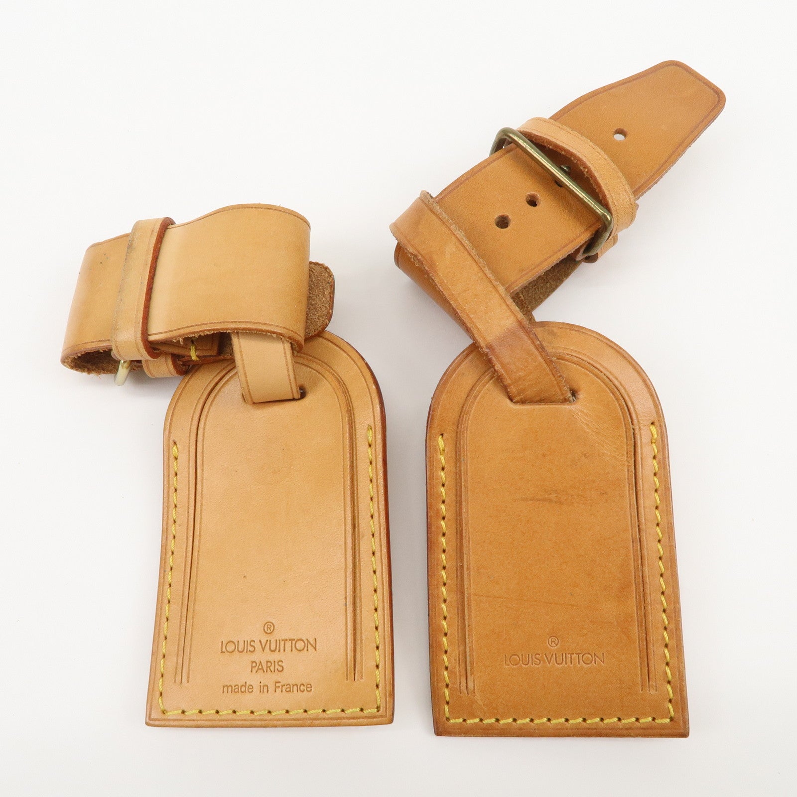 Louis Vuitton Set of 10 Leather Name Tag & Poignet